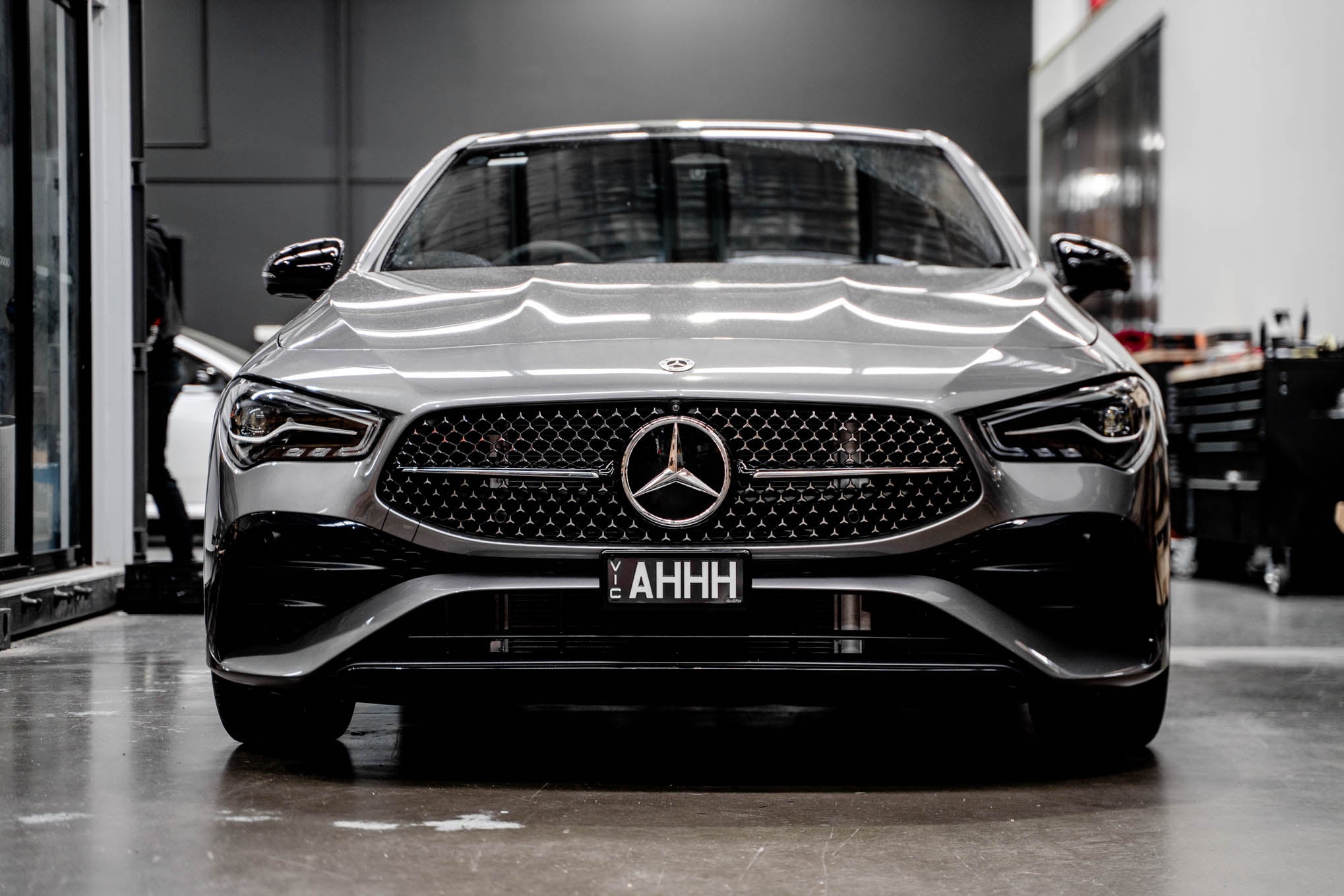 Mercedes CLA C118 AMG Line FL 2023 - OEM Plinth Delete Kit (FRONT)