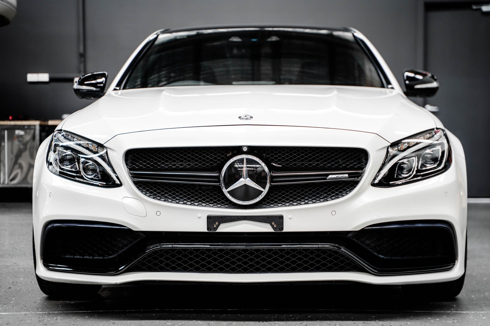 Mercedes C63s AMG W205 - OEM Plinth Delete Kit (FRONT)