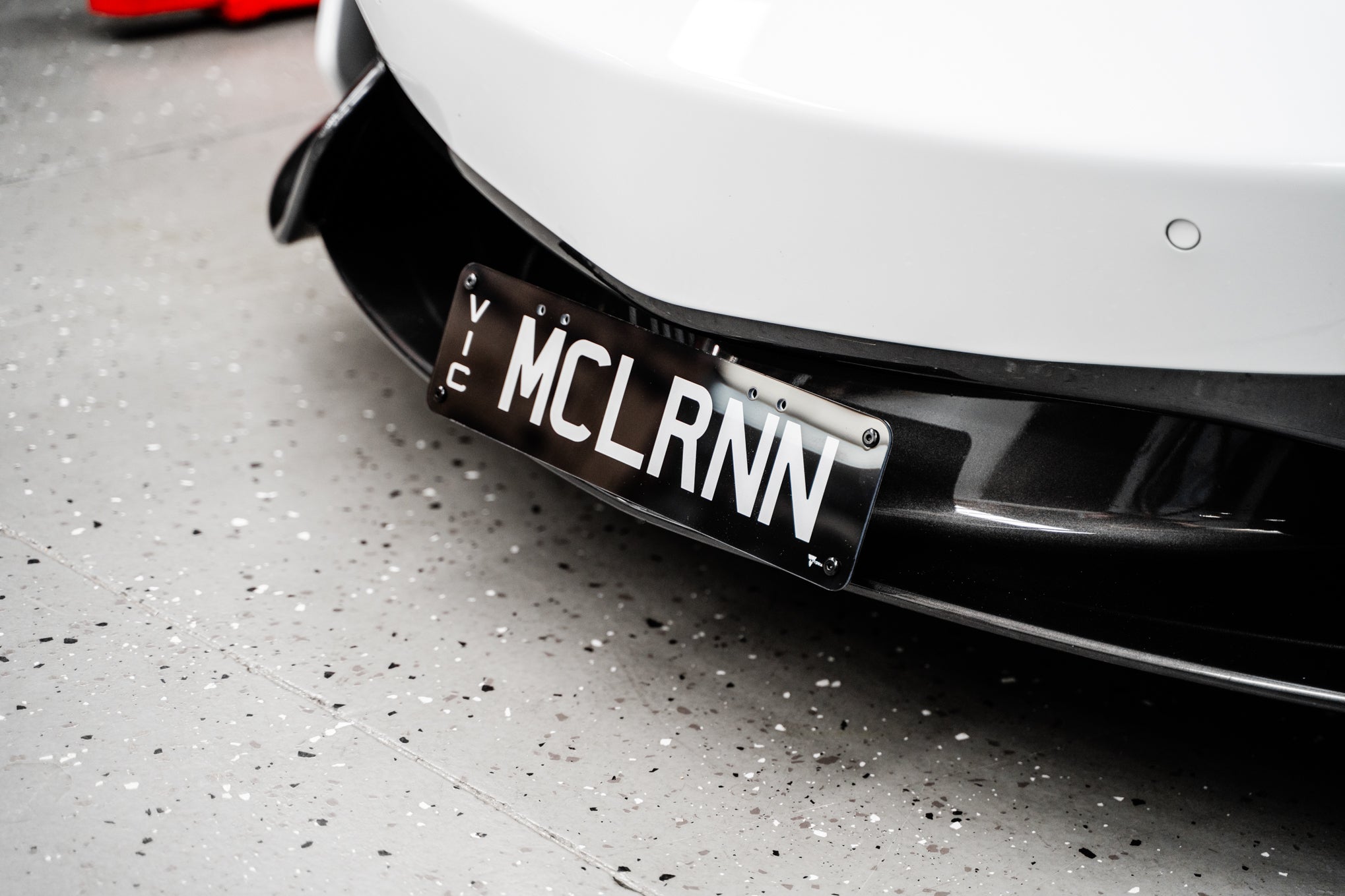 McLaren P13 570s  - Miniature Plinth (FRONT)