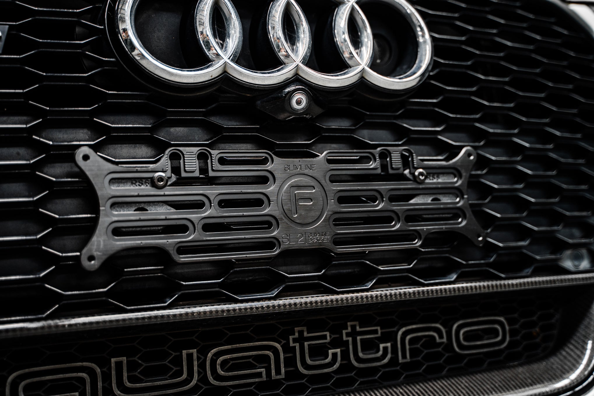 Audi C7 RS6 PFL 2013-2014 - OEM Plinth Delete Kit (FRONT)