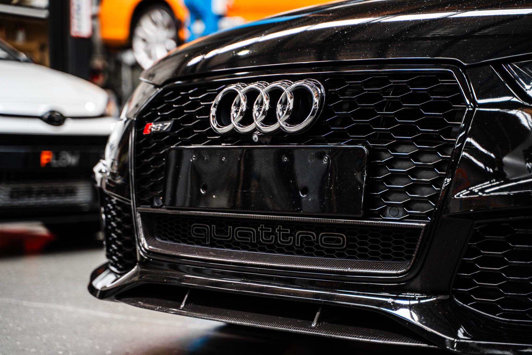 Audi 4G RS7 FL 2015-2017 - OEM Plinth Delete Kit (FRONT)