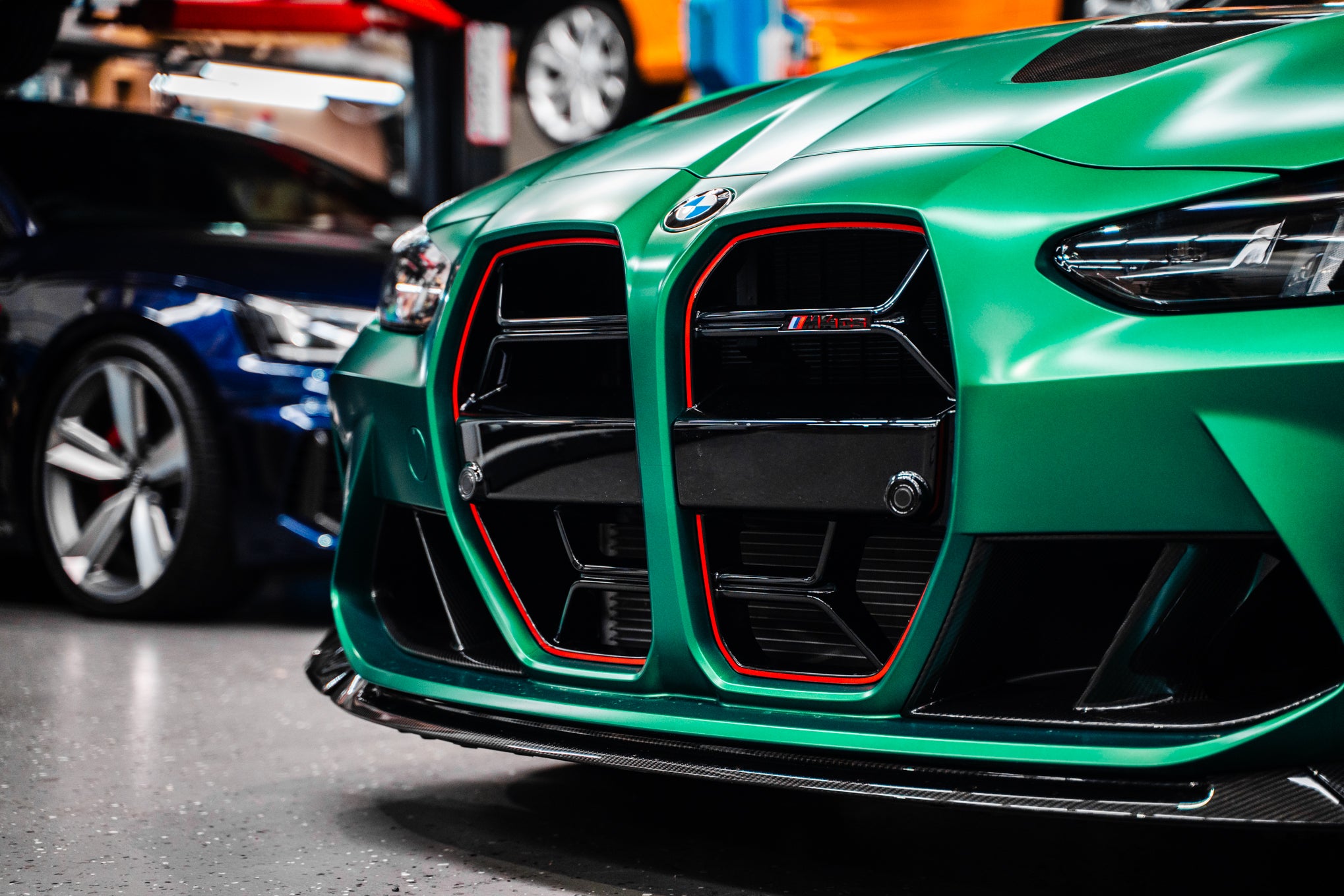 BMW G8X M3CS / M4CS / M4CSL 2022-Current - OEM Plinth Delete Kit (FRONT)