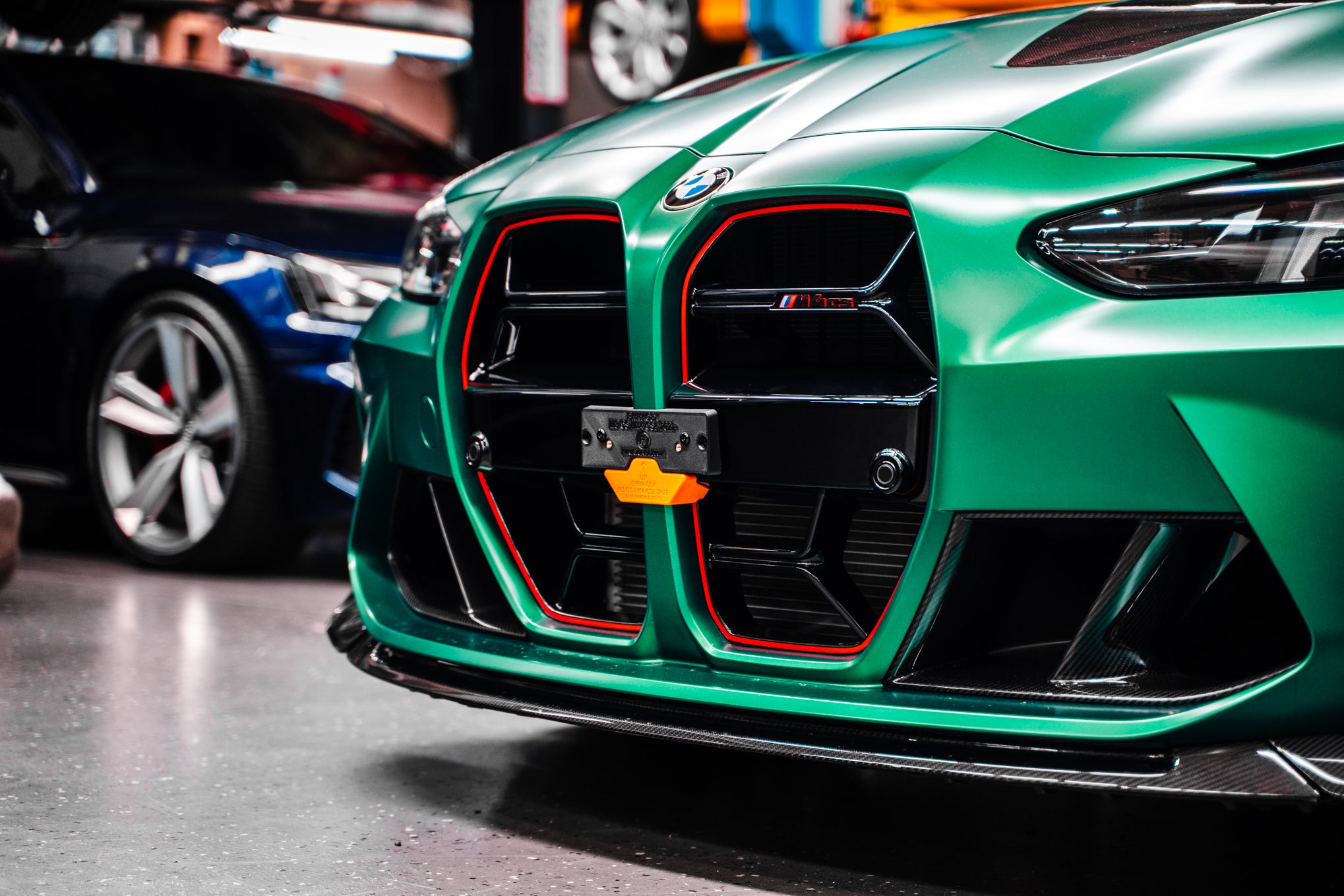 BMW G8X M3CS / M4CSL 2022-Current - OEM Plinth Delete Kit (FRONT)