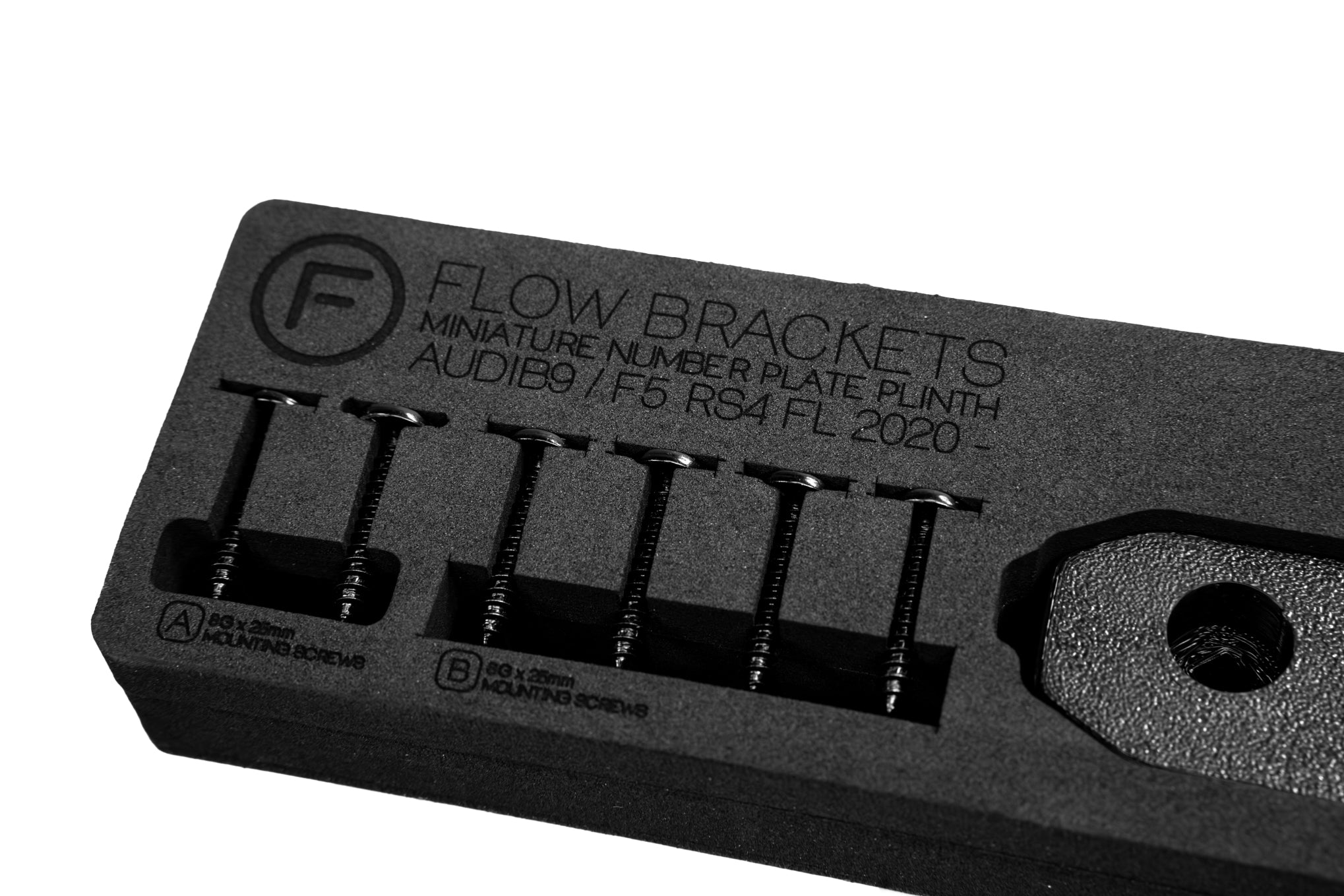 Audi B9.5/F5 RS4/RS5 Facelift 2020-24 - OEM Plinth Delete Kit (FRONT)