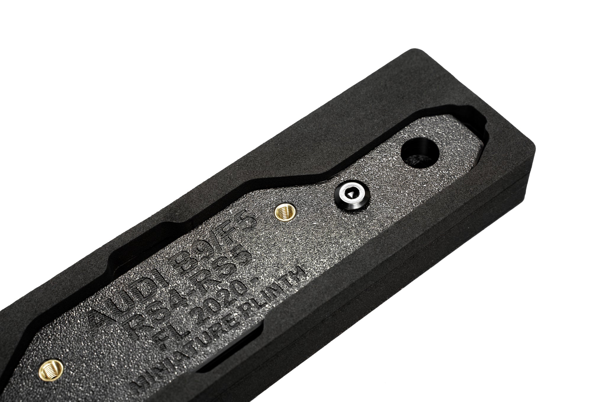 Audi B9.5/F5 RS4/RS5 Facelift 2020-24 - OEM Plinth Delete Kit (FRONT)