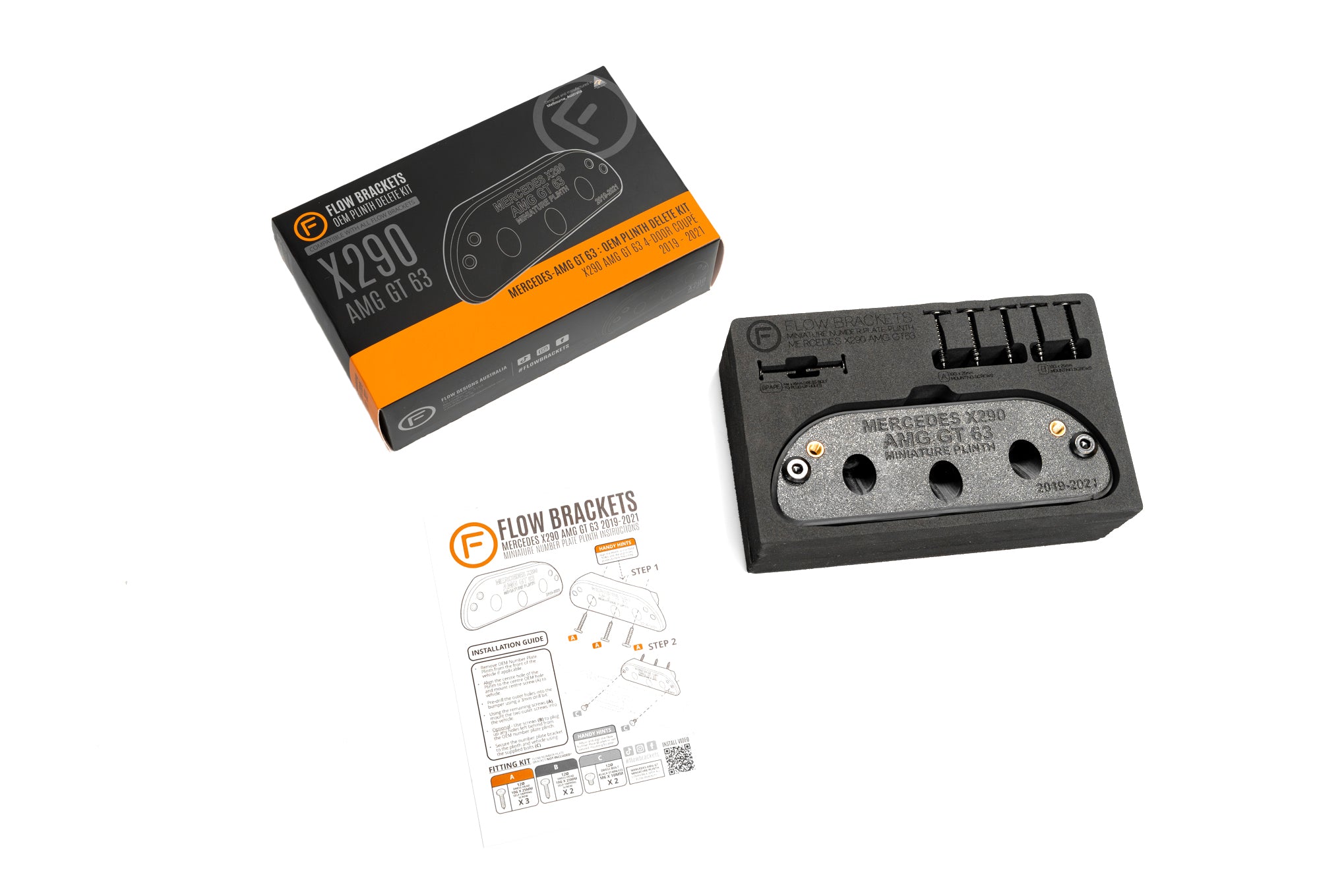 Mercedes-AMG X290 GT 63 4-Door Coupé 2019-2021 - OEM Plinth Delete Kit (FRONT)