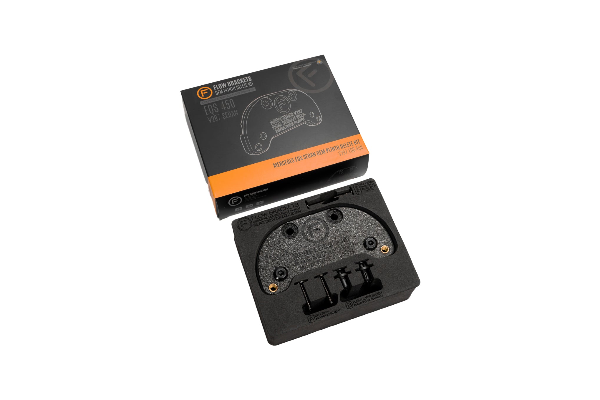 Mercedes EQS Sedan V297 2023-24 - OEM Plinth Delete Kit (FRONT)