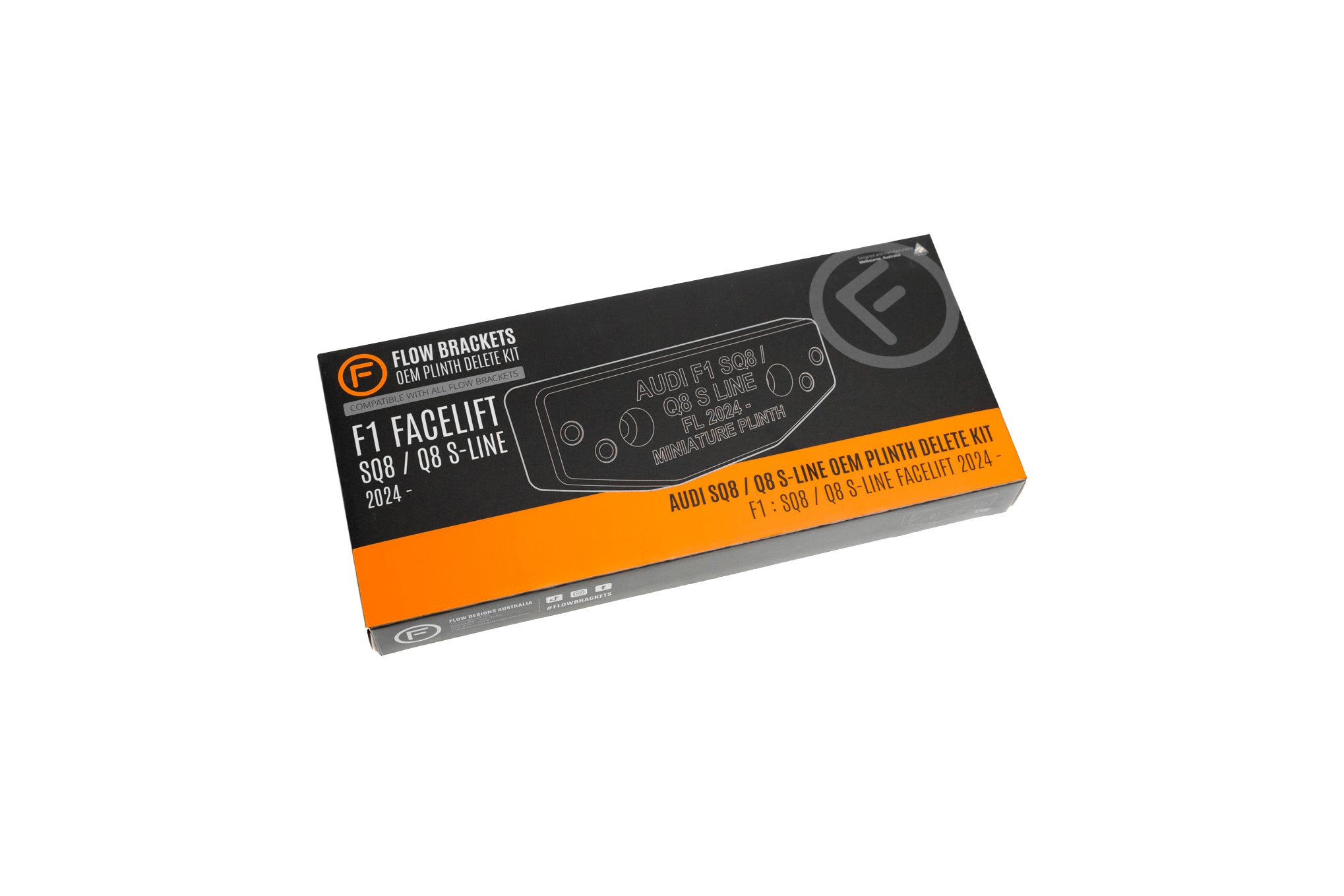 Audi F1 SQ8/ Q8 S LINE FL 2024 - OEM Plinth Delete Kit (FRONT)