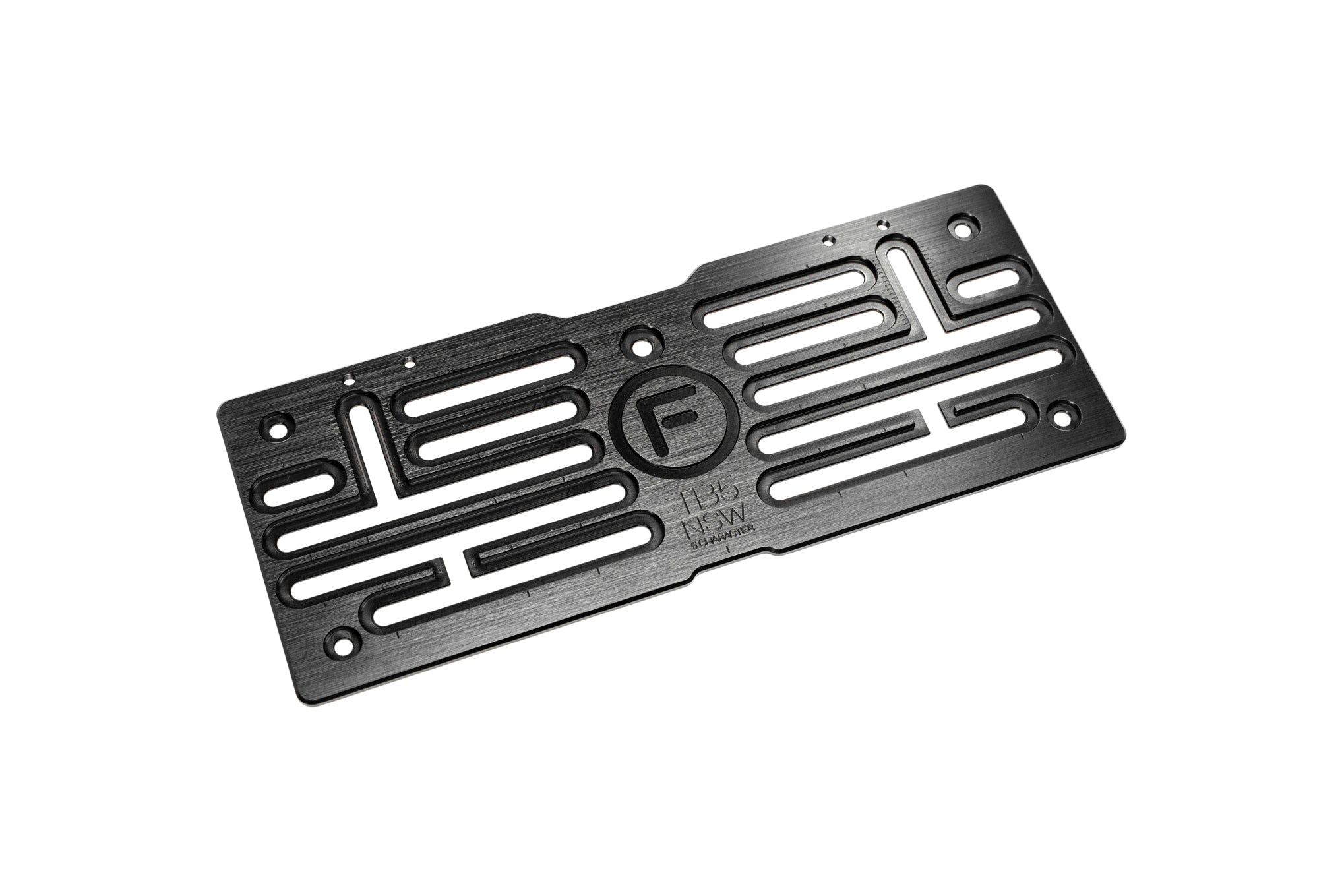 [NSW] TB5 5 Character Traditional Black 317mm (w) x 134mm (h) - Number Plate Bracket