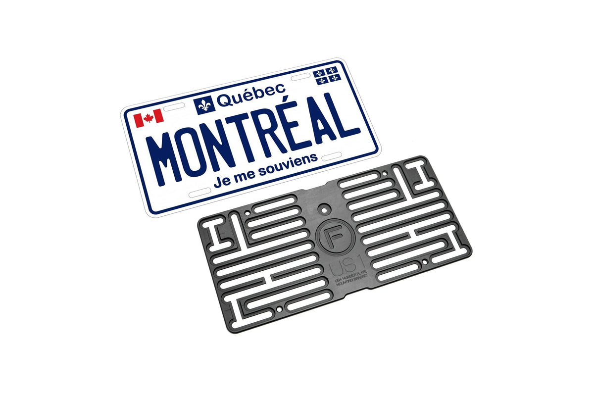 [CANADA] US1 Standard Issue - 12" (w) x 6" (h) - Number Plate Bracket