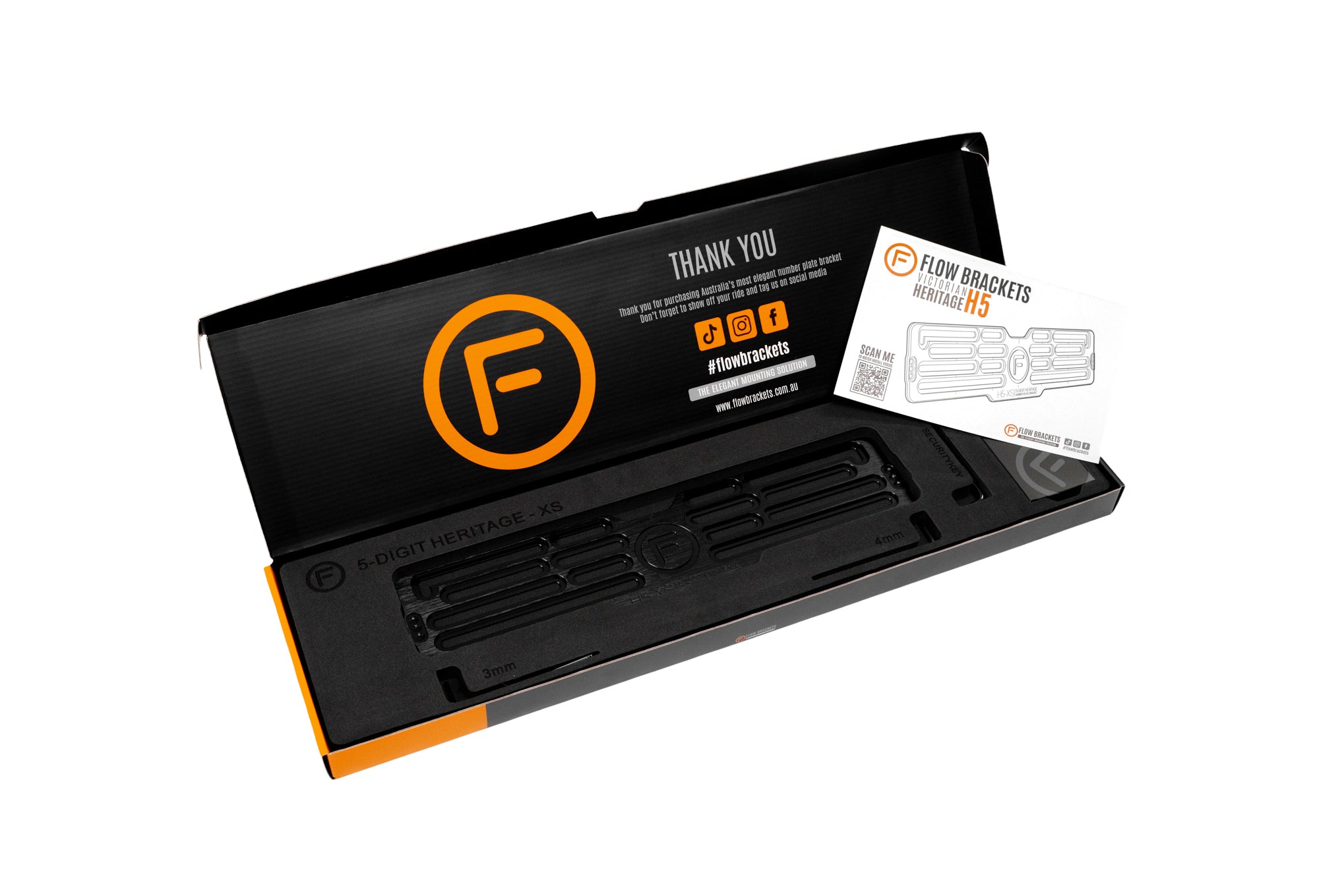 [VIC] Heritage 5 Digit - Number Plate Bracket