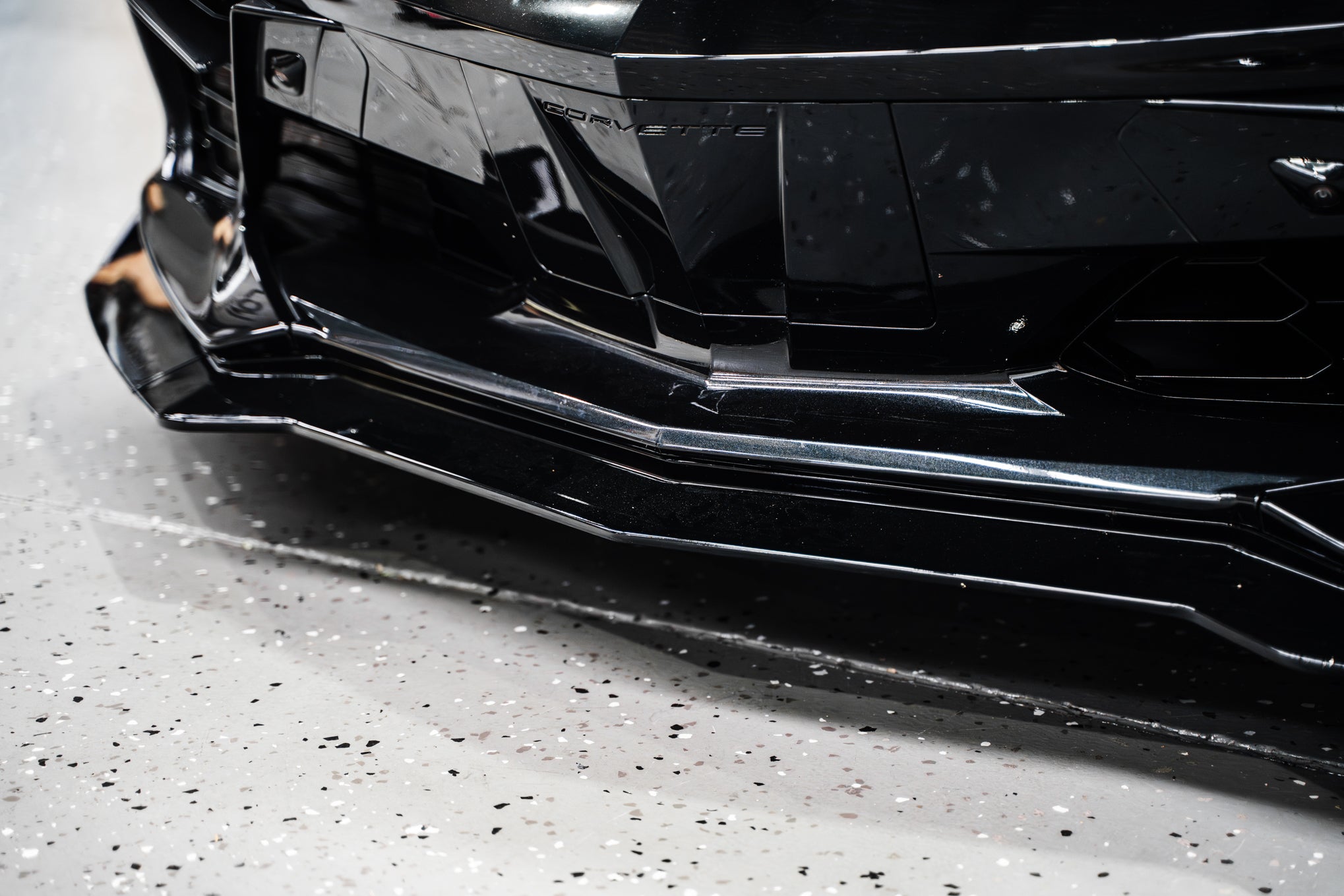 Chevrolet C8 Corvette Stingray 2021-Current - Miniature Plinth (FRONT)