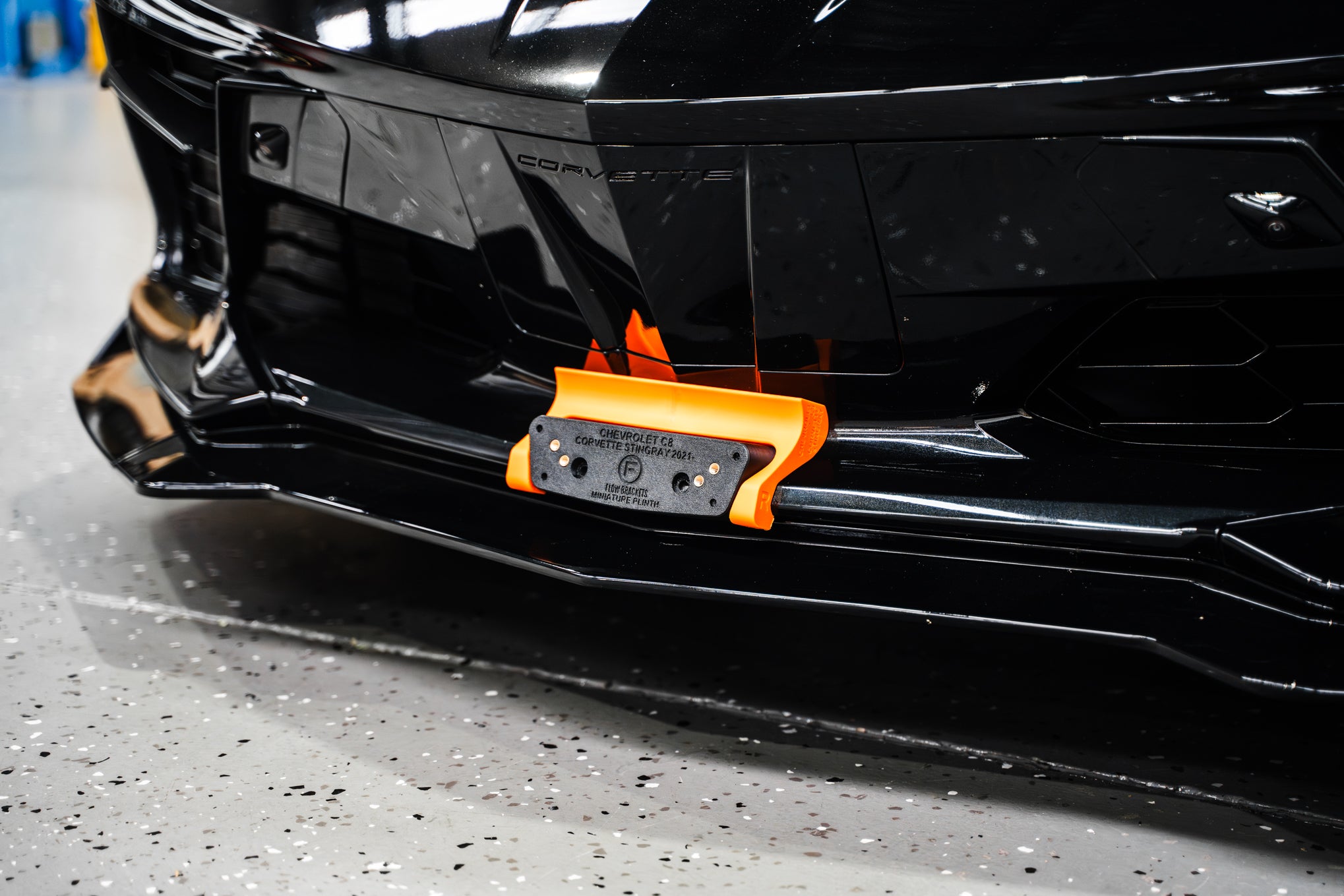 Chevrolet C8 Corvette Stingray 2021-Current - Miniature Plinth (FRONT)