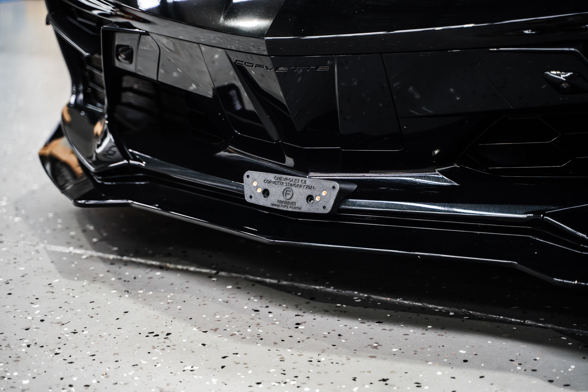 Chevrolet C8 Corvette Stingray 2021-Current - Miniature Plinth (FRONT)