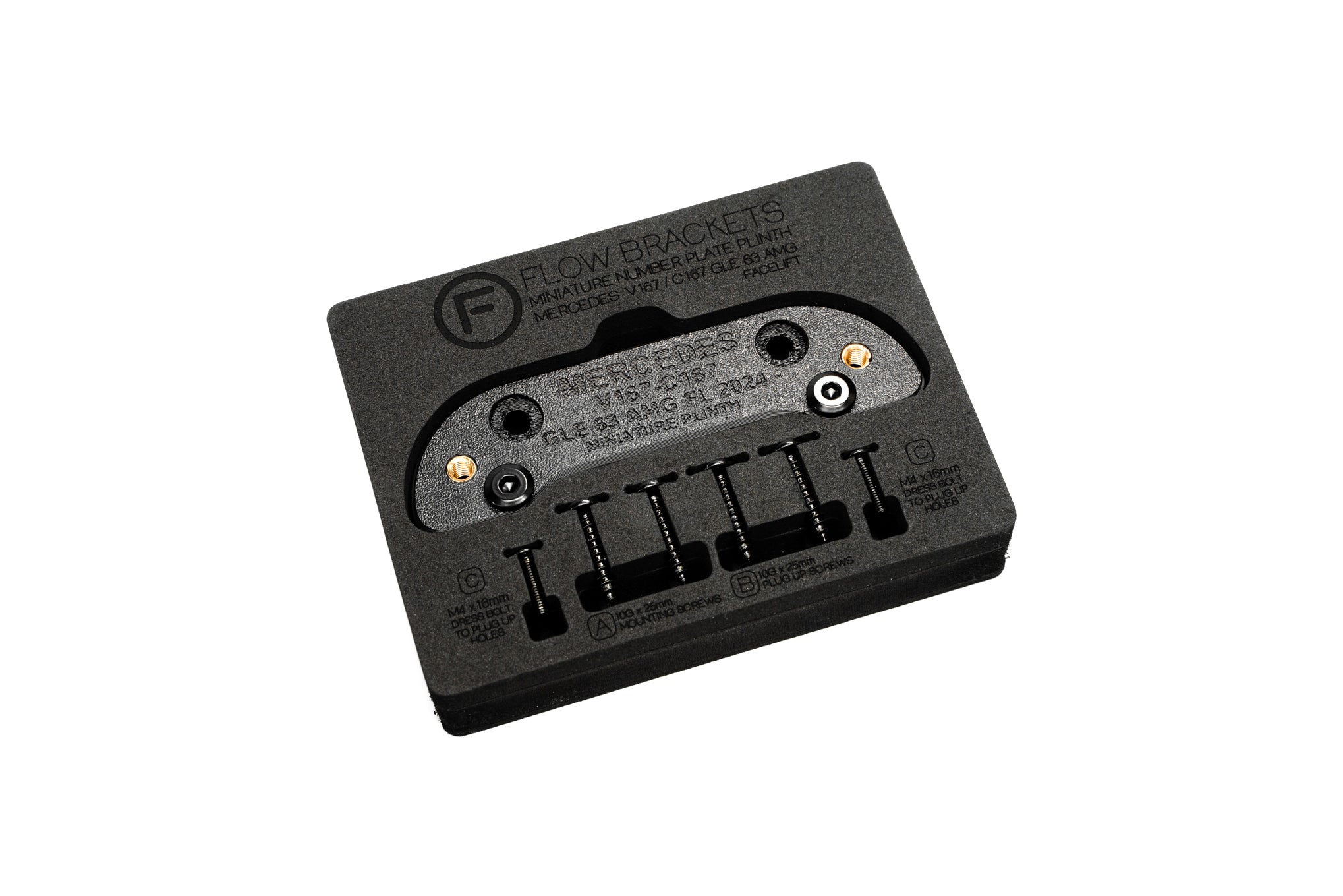 Mercedes V167-C167 GLE 63 AMG FL 2024 - OEM Plinth Delete Kit (FRONT)