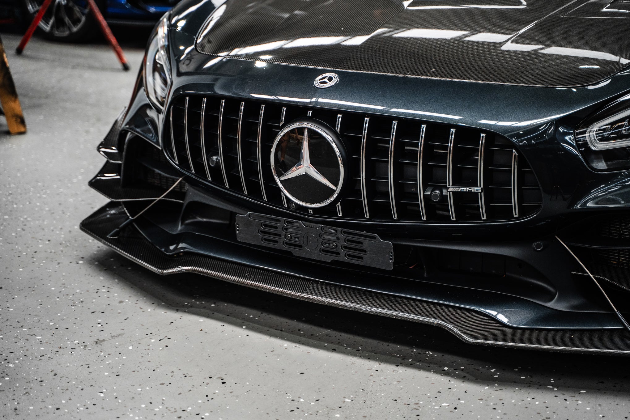 Mercedes AMG GT-R 2017-2021 - OEM Plinth Delete Kit (FRONT)