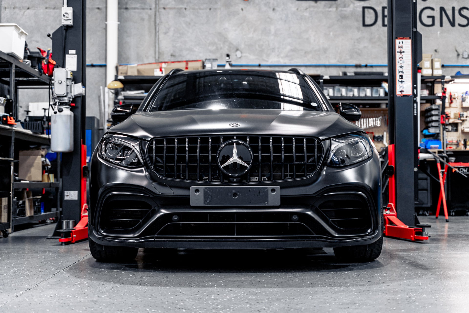 Mercedes GLC 63s AMG PFL C253/ X253 2018-2019 - OEM Plinth Delete Kit (FRONT)