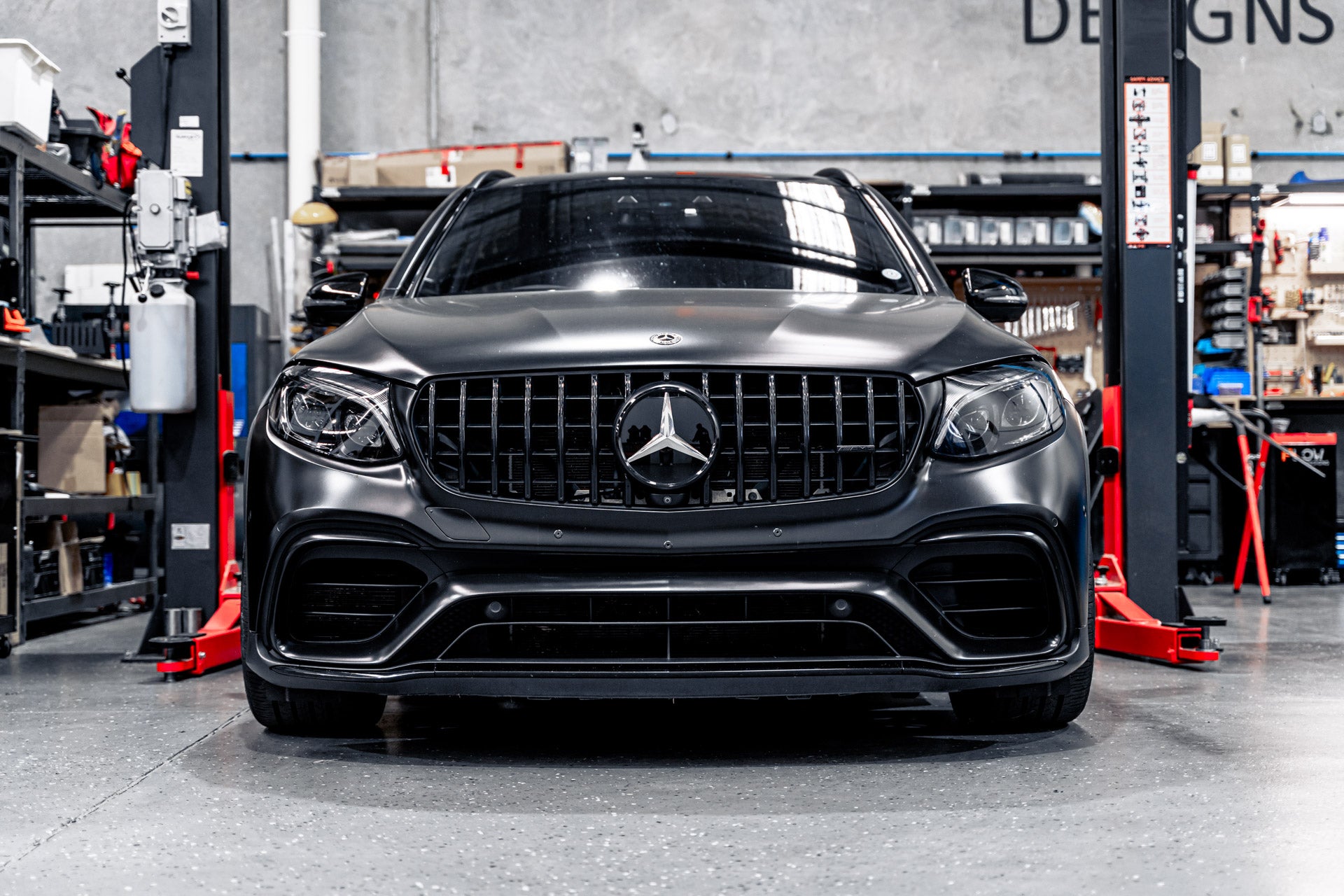 Mercedes GLC 63s AMG PFL C253/ X253 2018-2019 - OEM Plinth Delete Kit (FRONT)