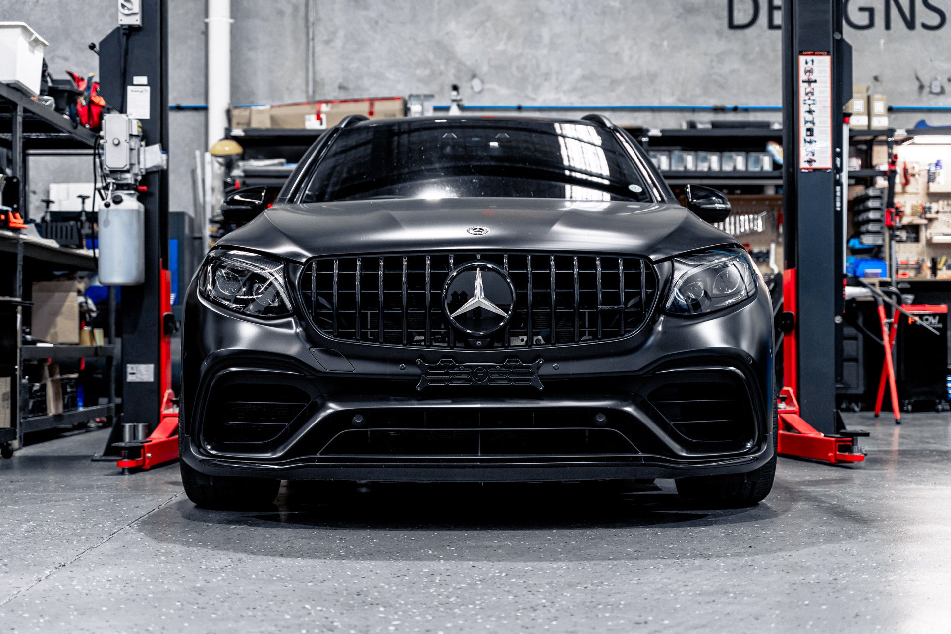 Mercedes GLC 63s AMG PFL C253/ X253 2018-2019 - OEM Plinth Delete Kit (FRONT)