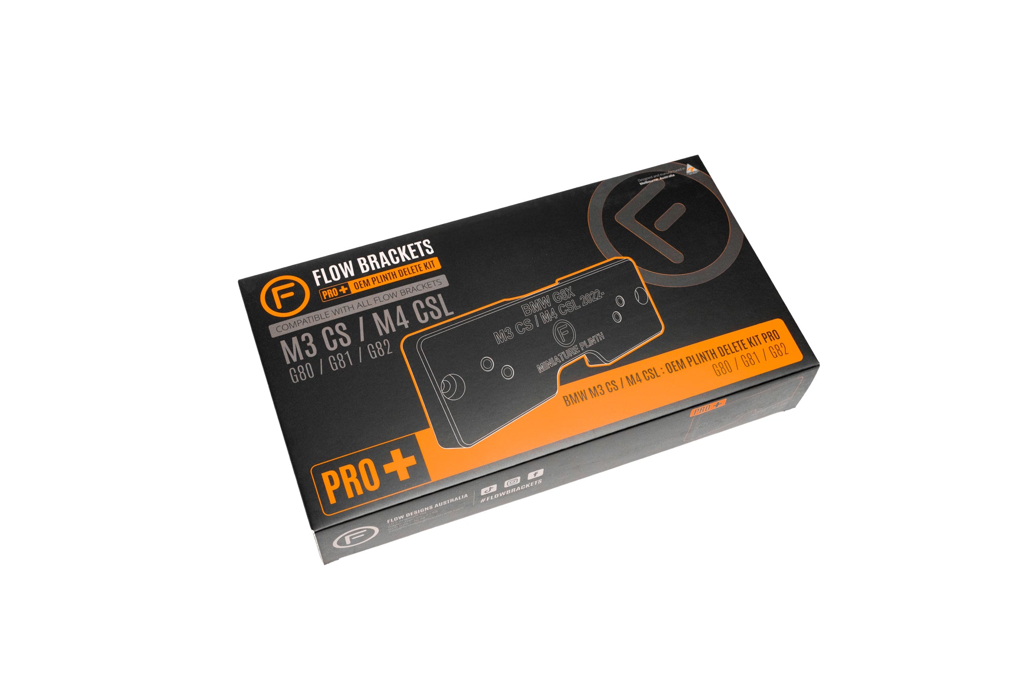 BMW G8X M3CS / M4CSL 2022-Current - OEM Plinth Delete Kit (FRONT)