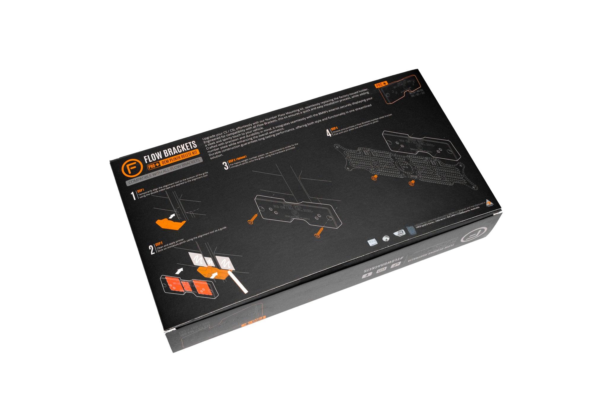 BMW G8X M3CS / M4CSL 2022-Current - OEM Plinth Delete Kit (FRONT)