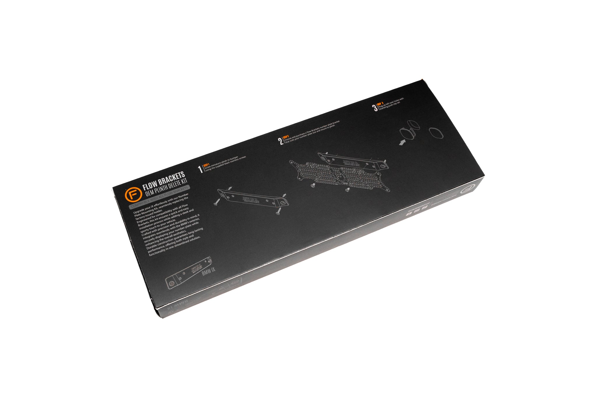 BMW I20 iX PRE-LCI - OEM Plinth Delete Kit (FRONT)