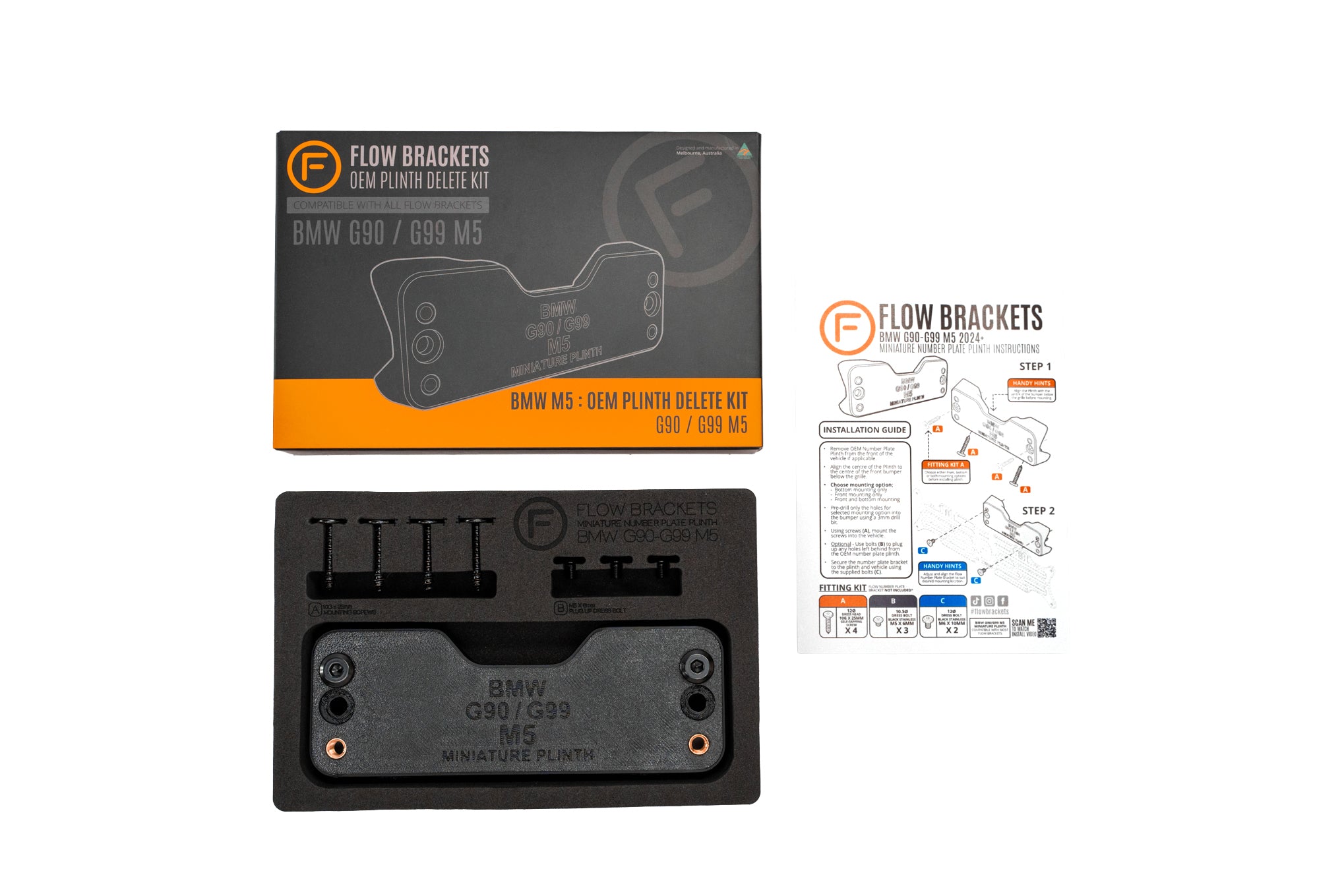 BMW M5 G90/G99 - Miniature Plinth (FRONT)