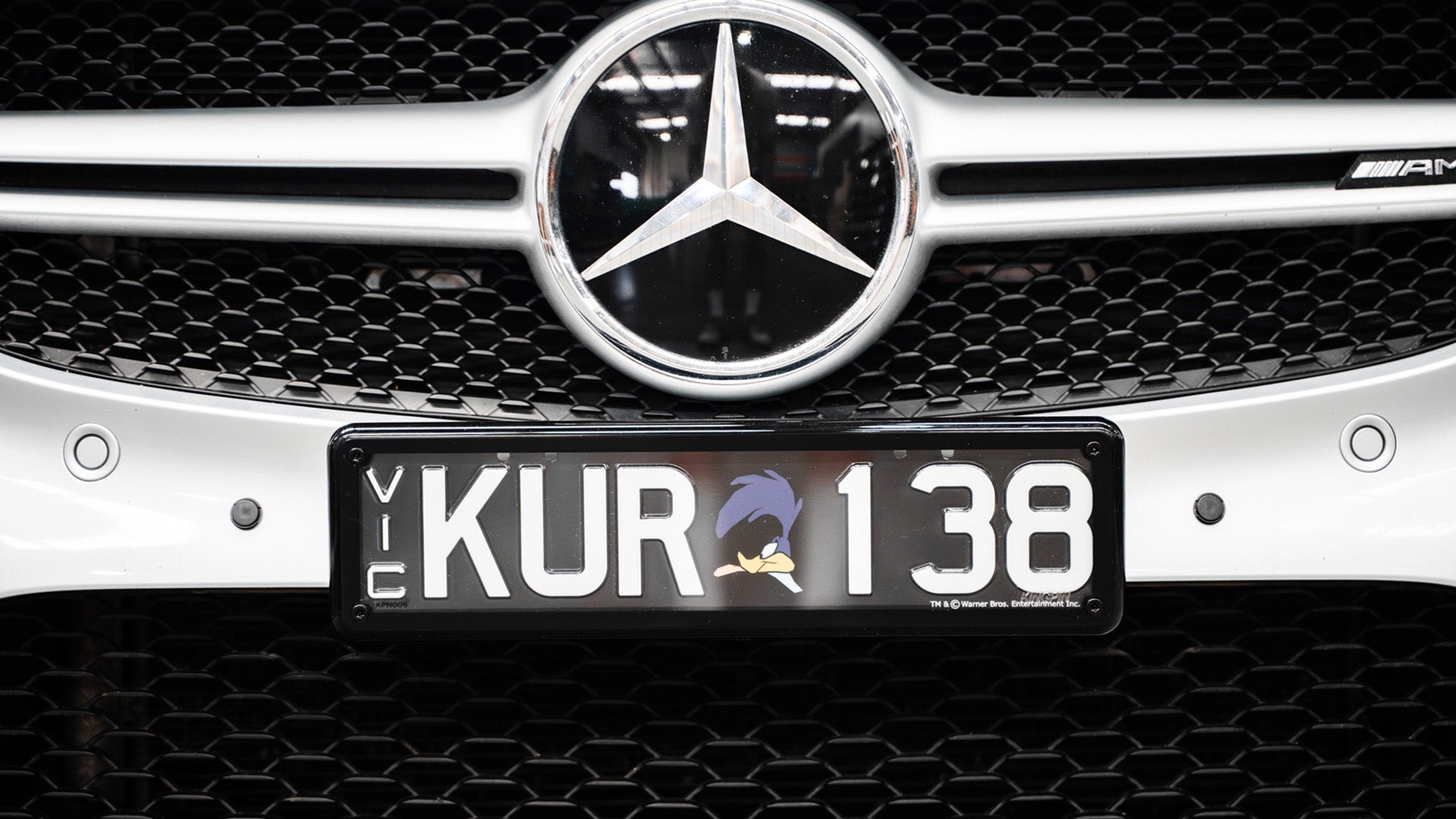 Mercedes C-Class AMG Line Facelift W205 2019-2021 - OEM Plinth Delete Kit (FRONT)