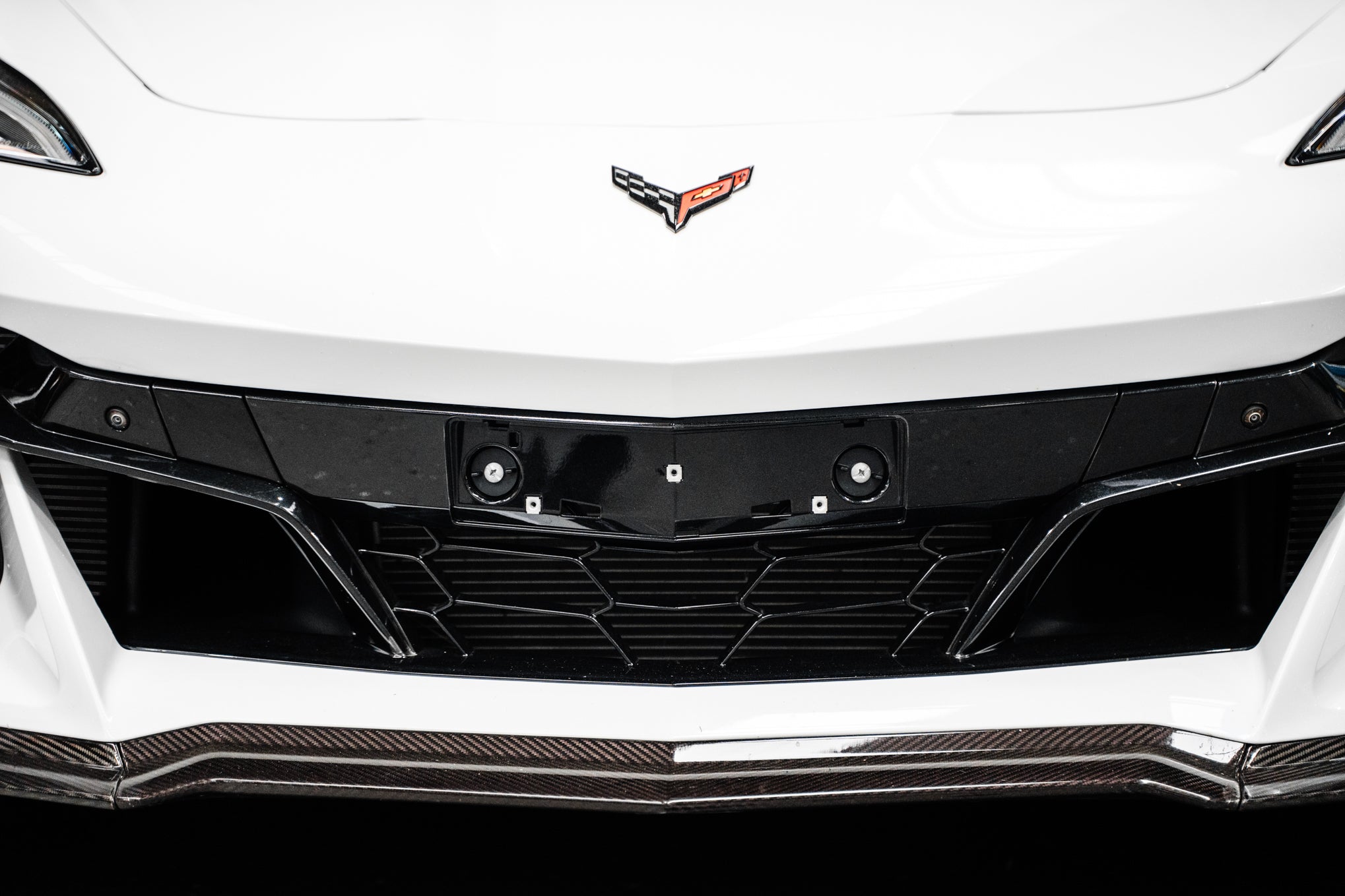 Chevrolet C8 ZO6 Corvette 2023-Current - OEM Plinth Delete Kit (FRONT)