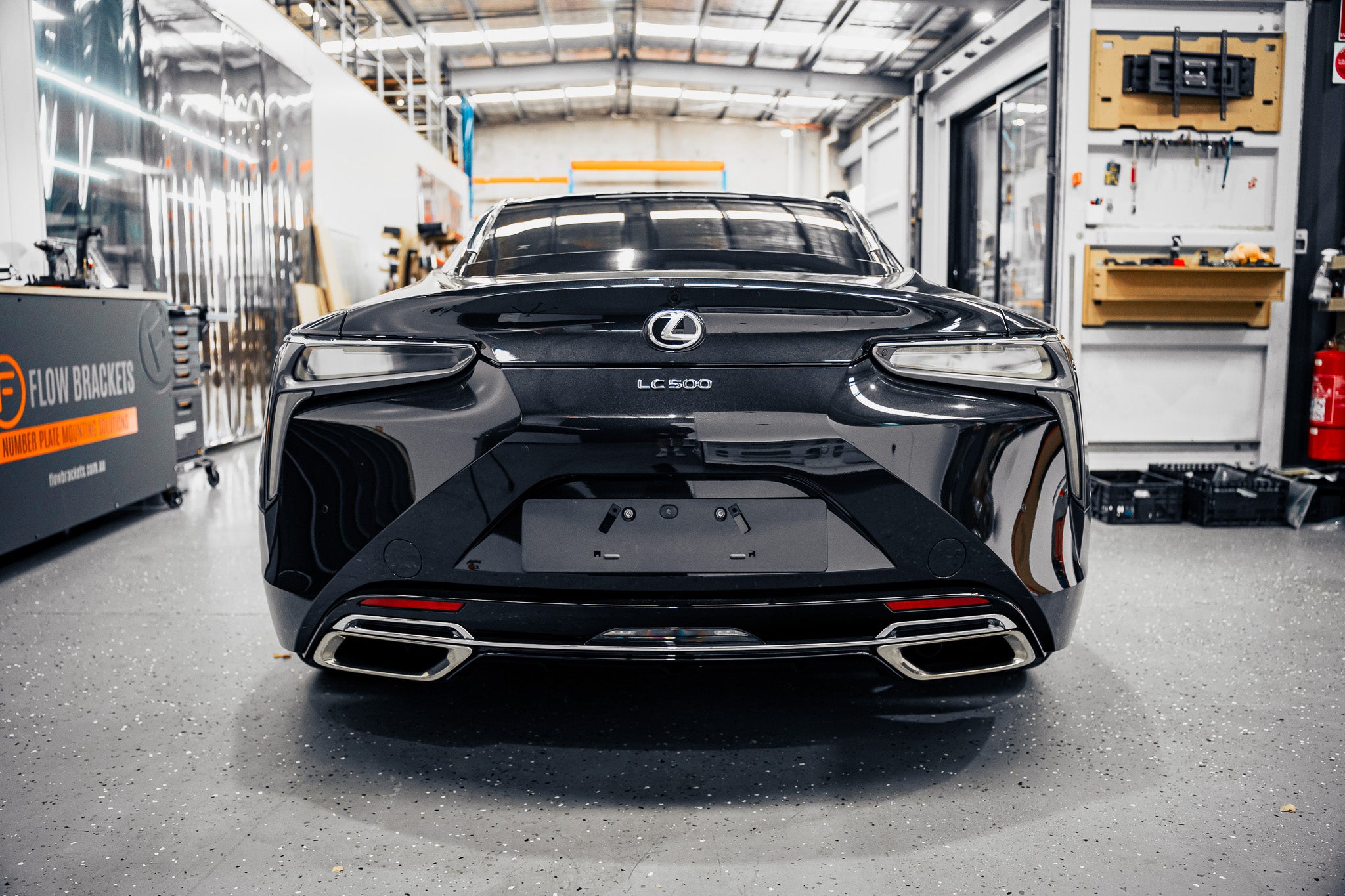 Lexus LC500 FL 2024-Current - OEM Rear Plinth Delete Kit