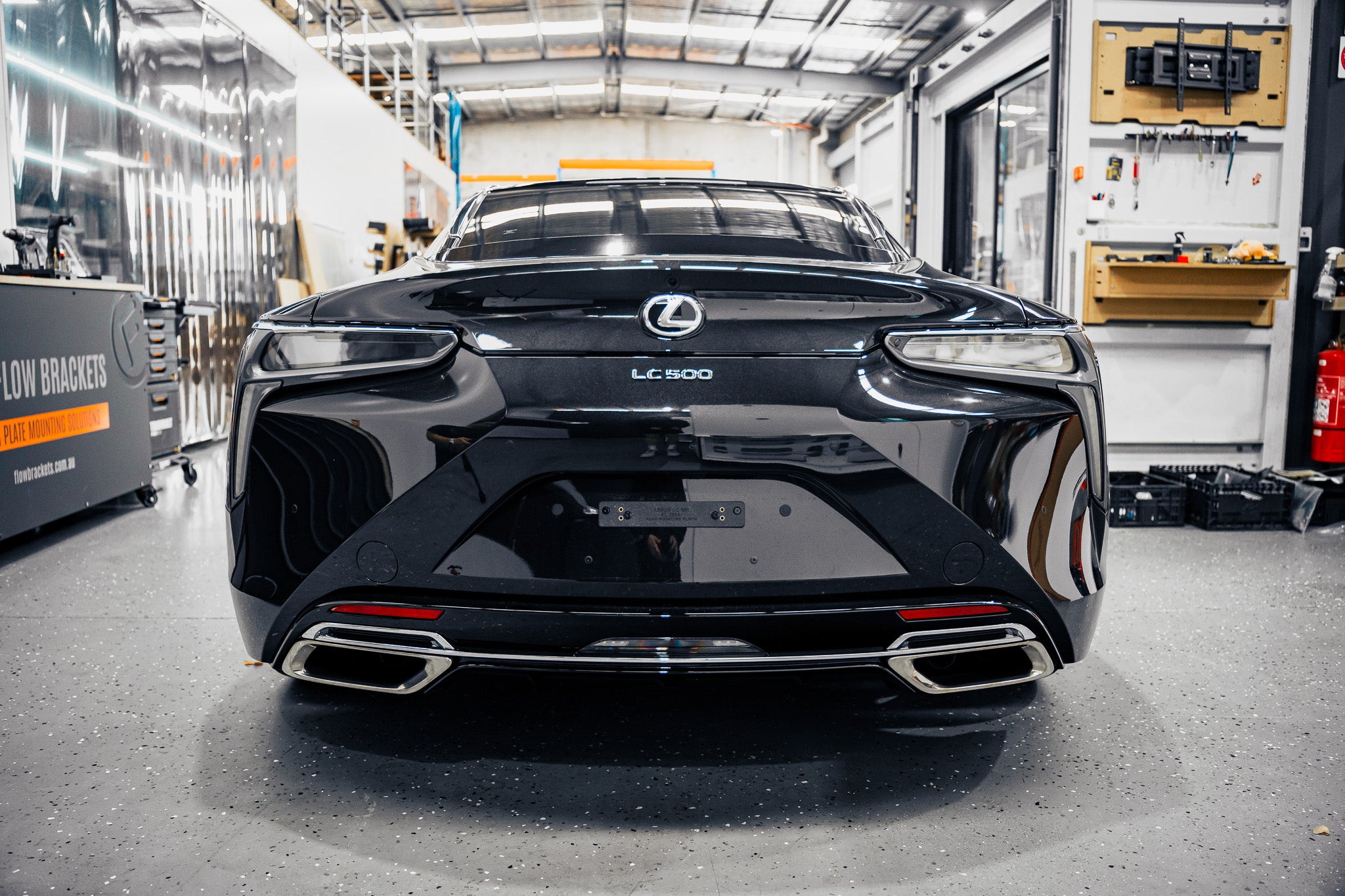 Lexus LC500 FL 2024-Current - OEM Rear Plinth Delete Kit
