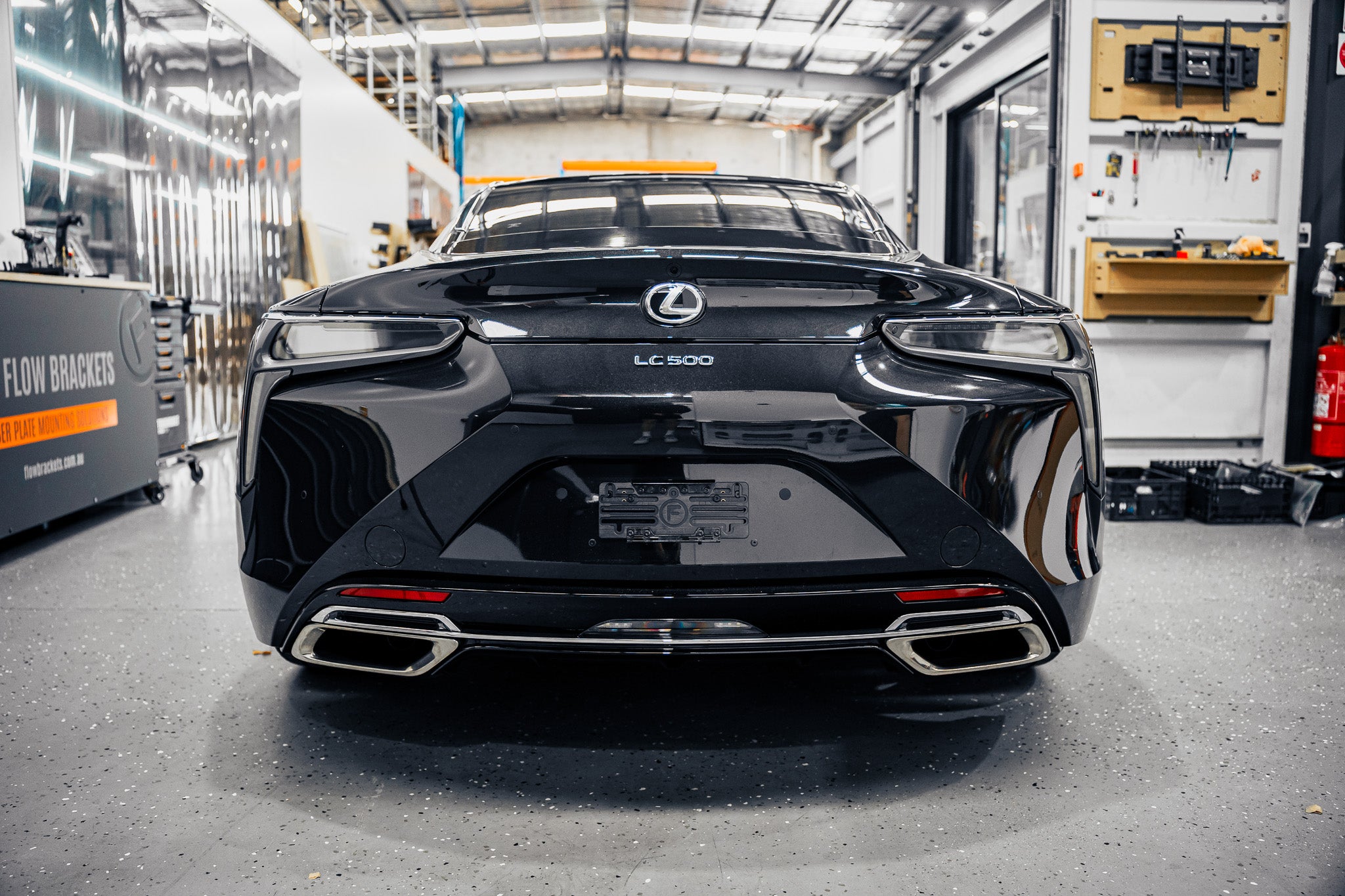 Lexus LC500 FL 2024-Current - OEM Rear Plinth Delete Kit
