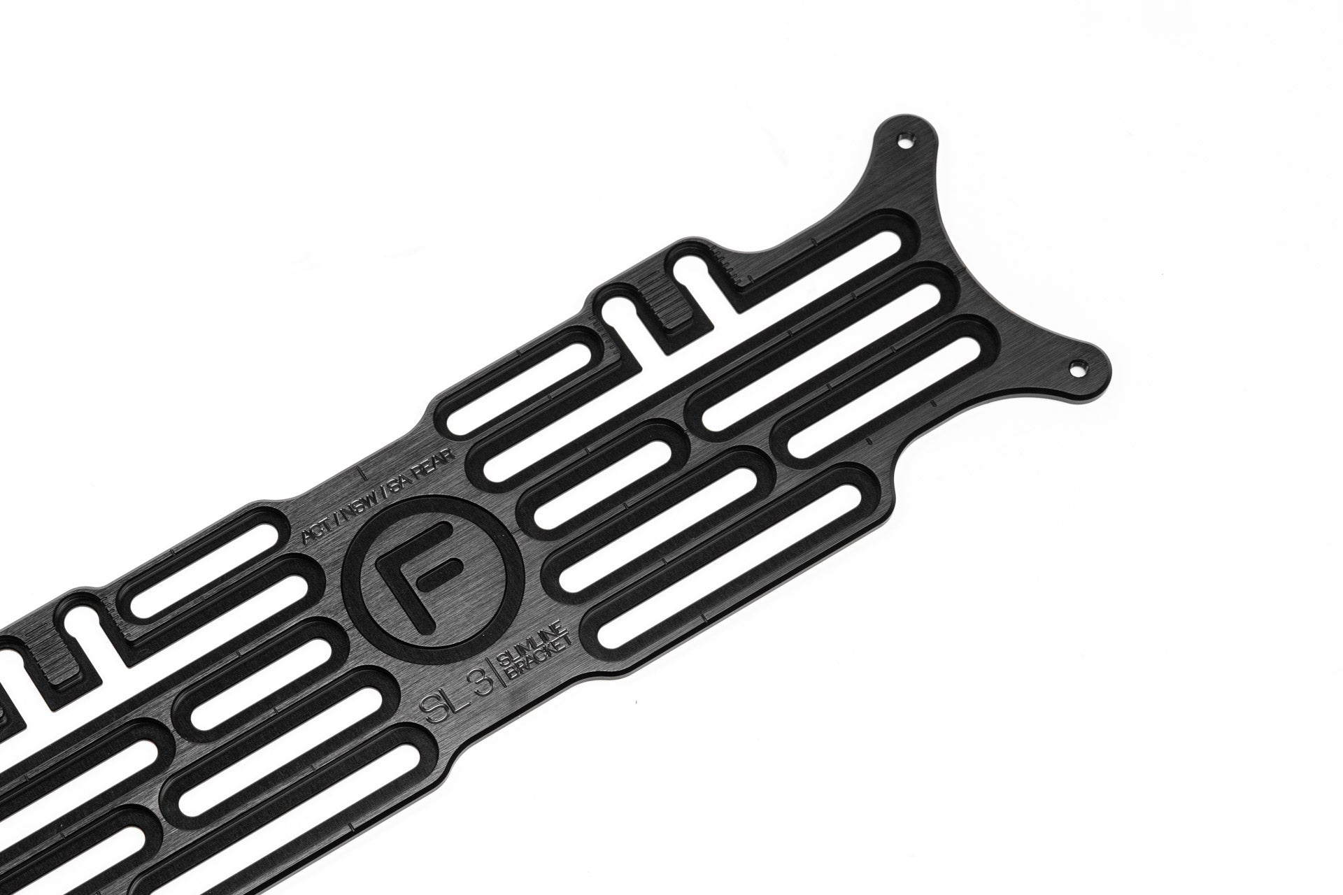 [NSW] Slimline Front/Rear 372mm (w) x 84-107mm (h)- Number Plate Bracket
