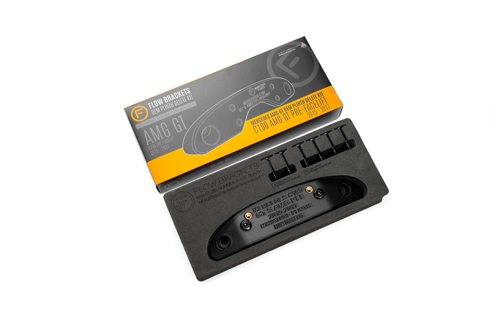 Mercedes AMG GT C190 2015-2017 PFL- OEM Plinth Delete Kit (FRONT)
