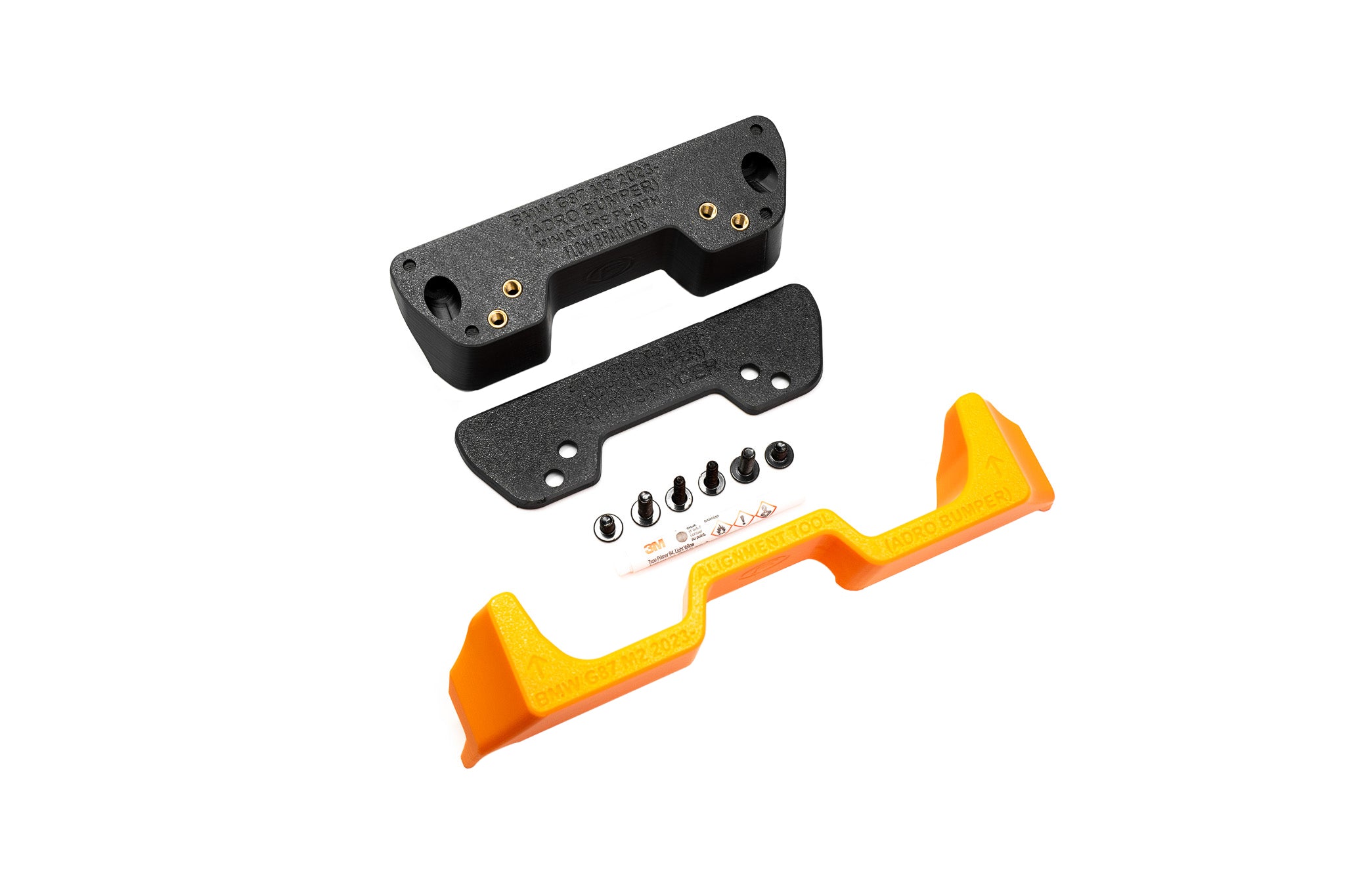 BMW G87 M2 Adro Bumper 2023-Current- OEM Plinth Delete Kit (FRONT)