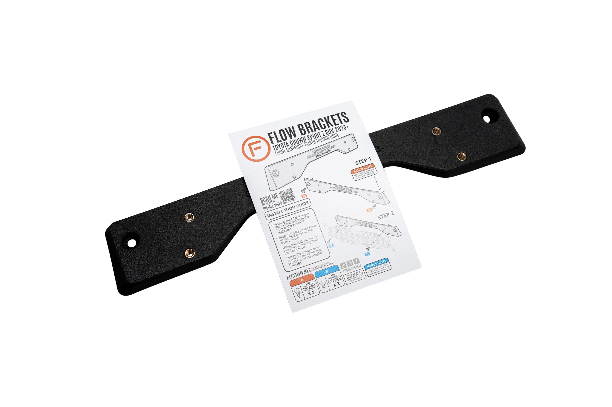 Toyota AZSH36 Crown Sport Z SUV 2023-Current - OEM Plinth Delete Kit (FRONT)