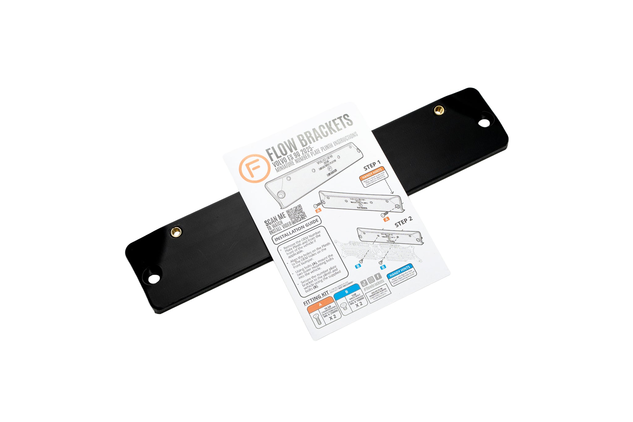 Volvo ES 90 2025-Current - OEM Plinth Delete Kit (FRONT)