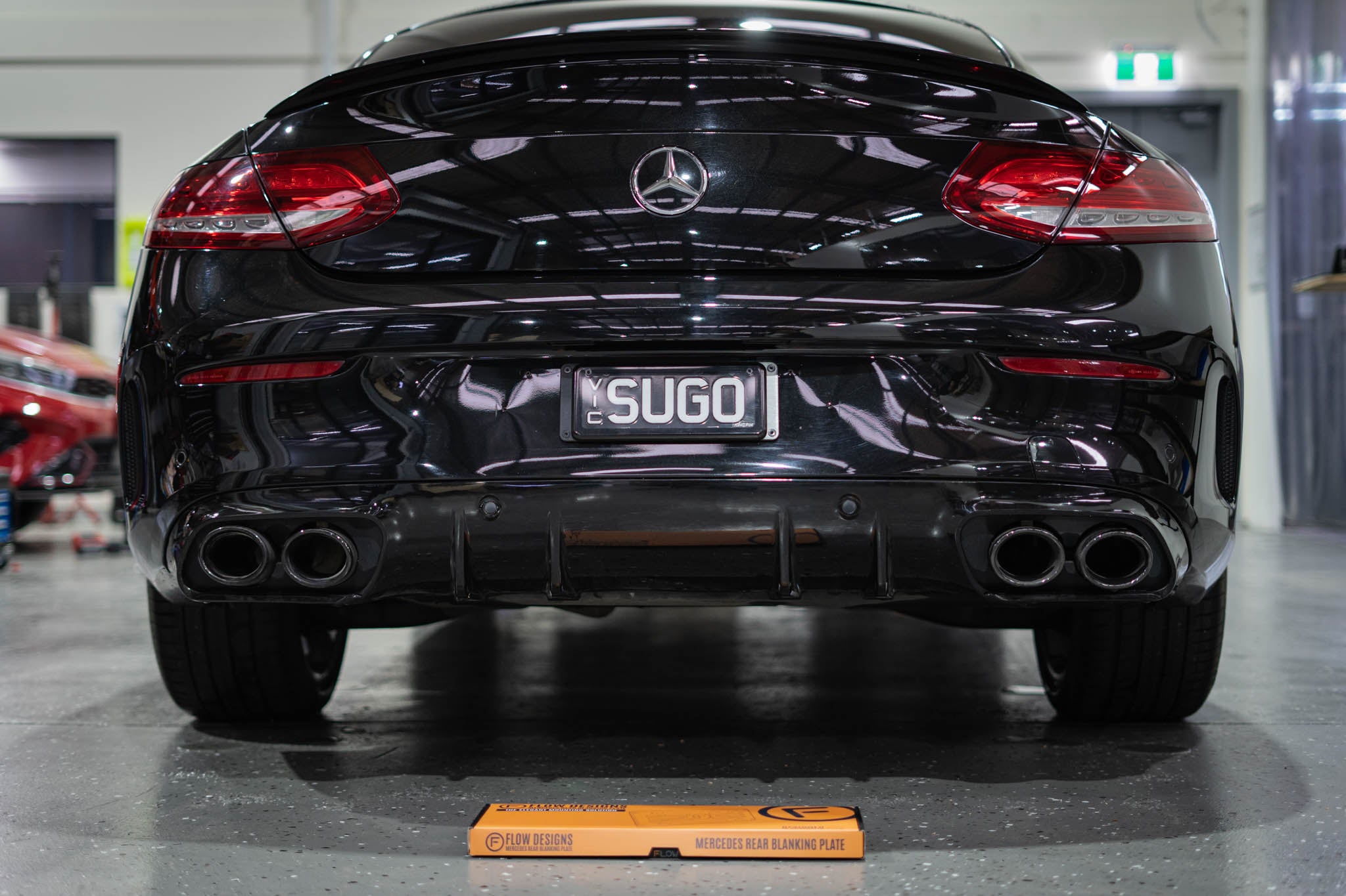 Mercedes Rear Blanking Plate - 3-5 Character Slimline Success