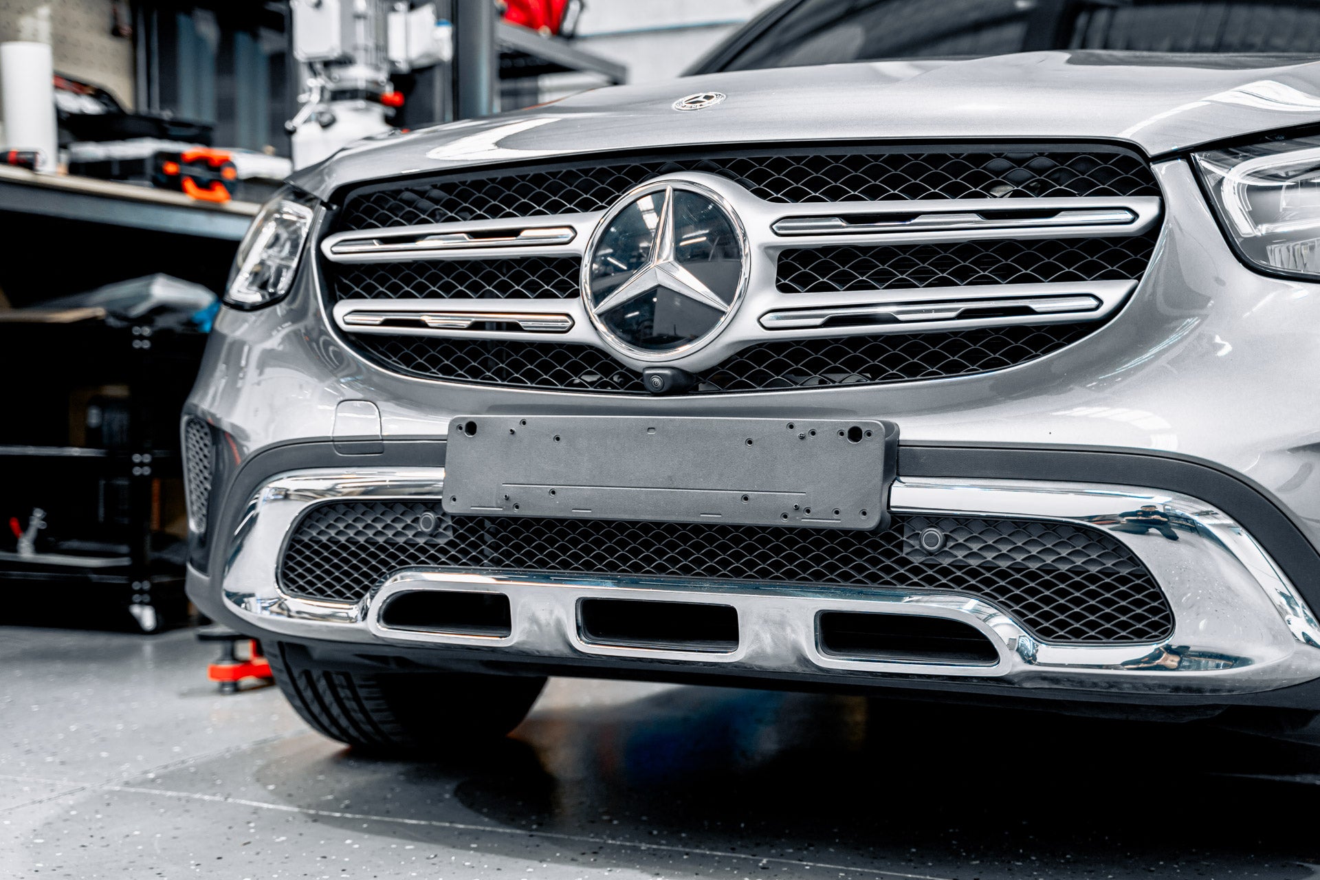 Mercedes GLC X253 Luxury Line FL 2019-2022 - OEM Plinth Delete Kit (FRONT)