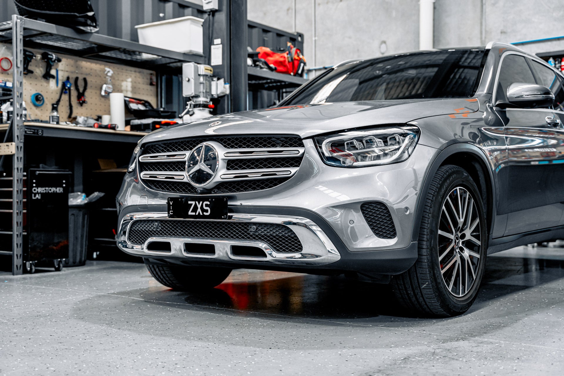 Mercedes GLC X253 Luxury Line FL 2019-2022 - OEM Plinth Delete Kit (FRONT)