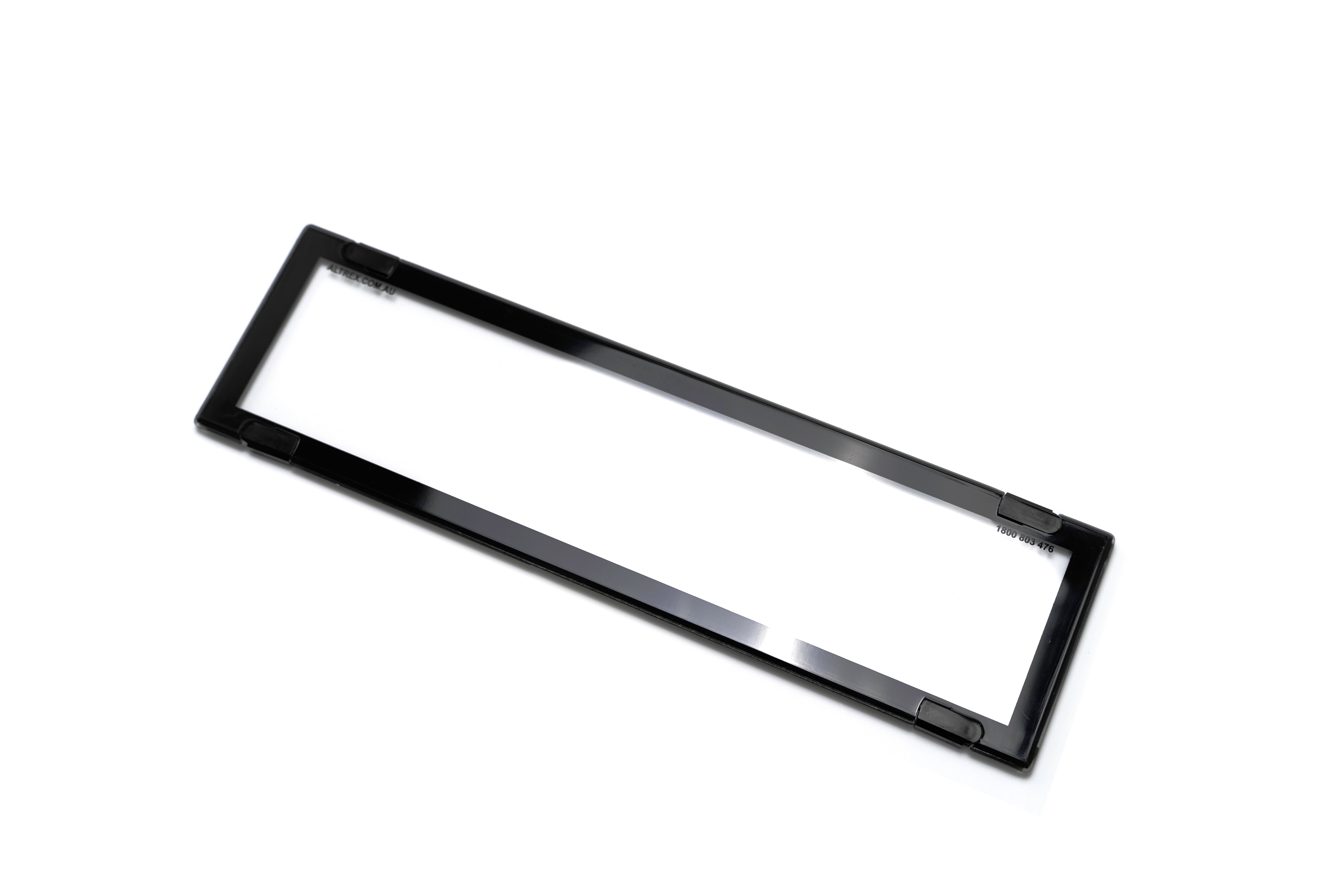 ALTREX Slimline Number Plate Cover 372mm (w) x 100mm (h)