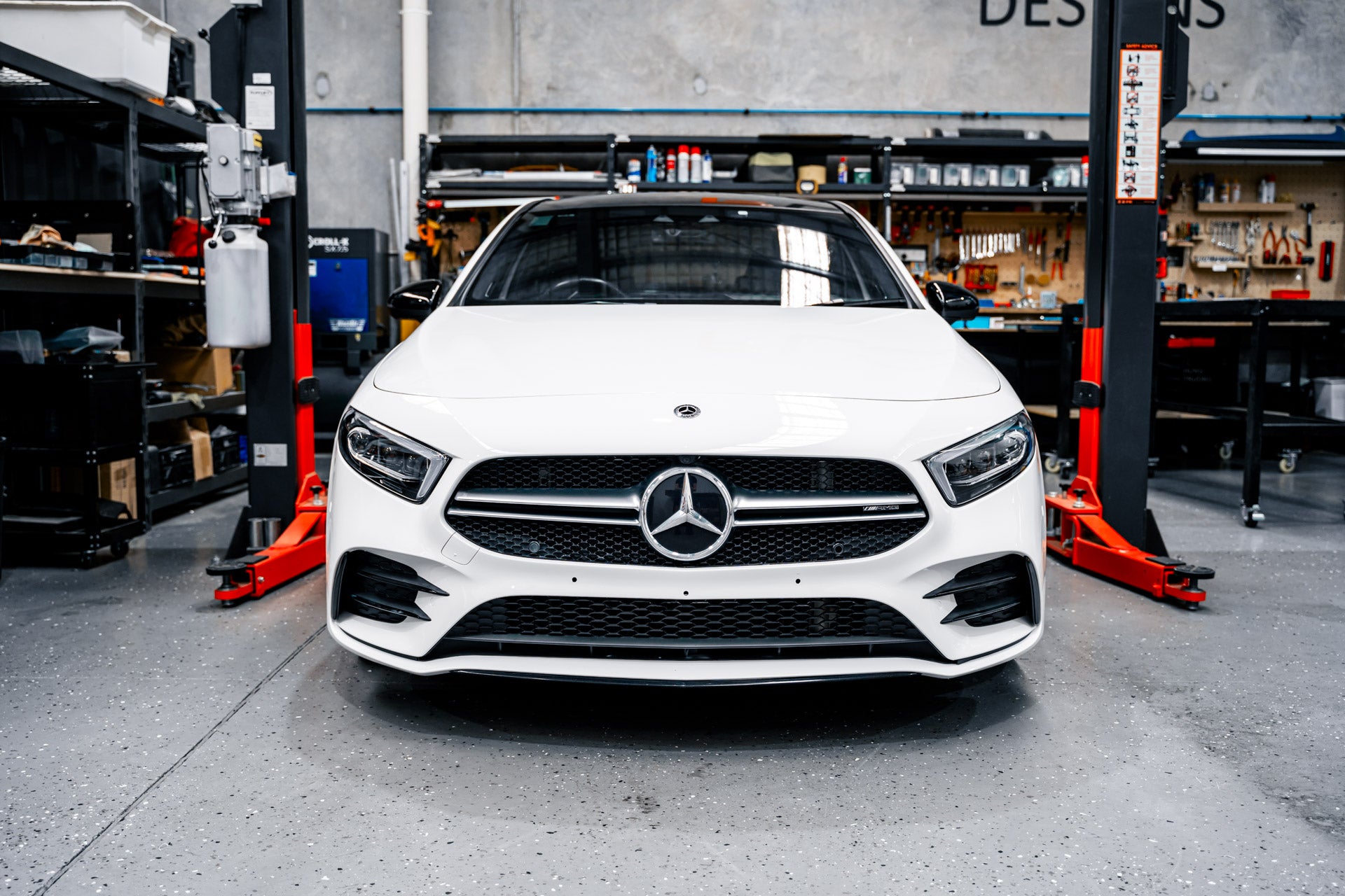 Mercedes A250 / A35 AMG-Line Pre-Facelift W177 2018-2022 - OEM Plinth Delete Kit (FRONT)