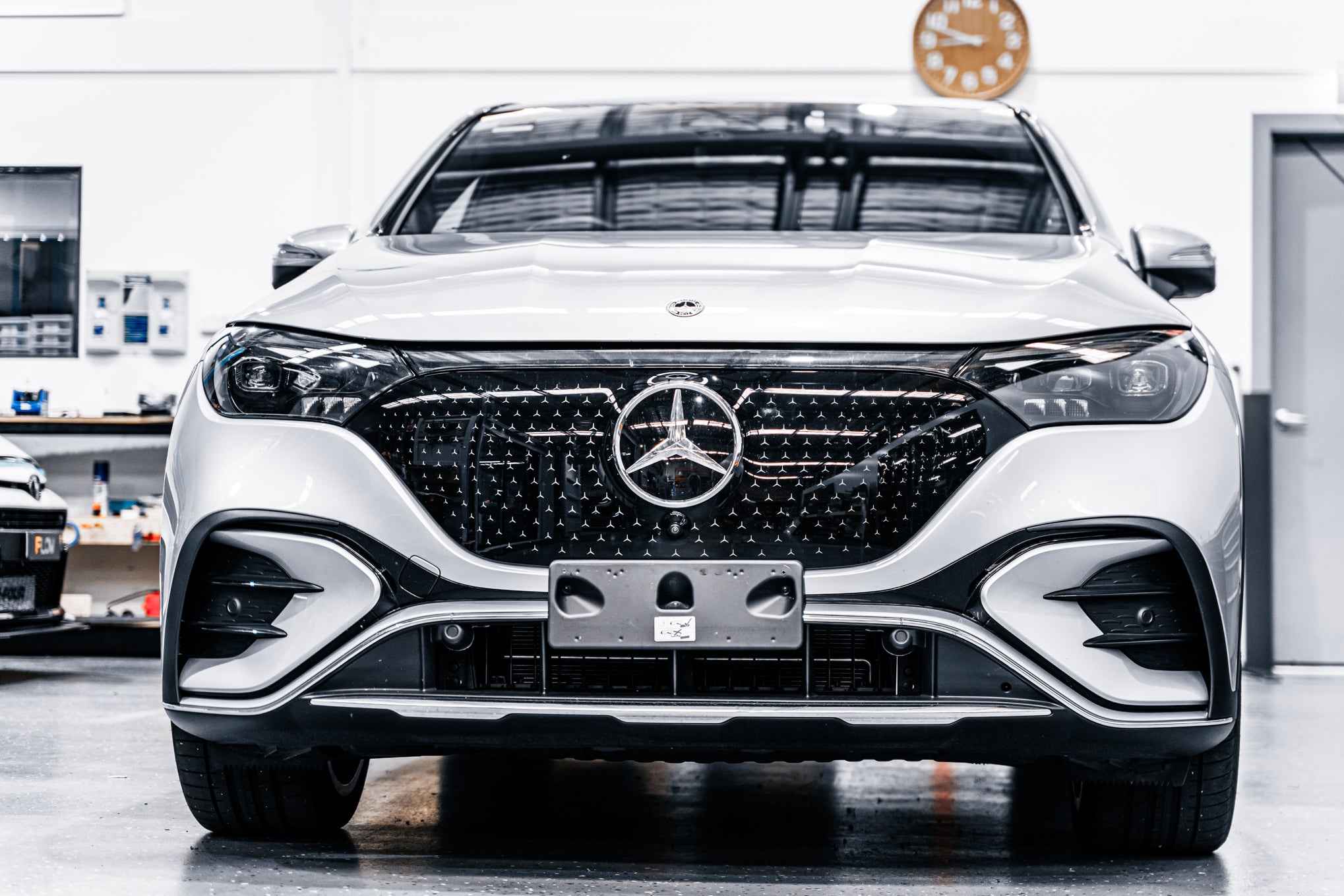 Mercedes X294 EQE SUV 300/ 350/ 53 AMG 2023-Current - OEM Plinth Delete Kit (Front)
