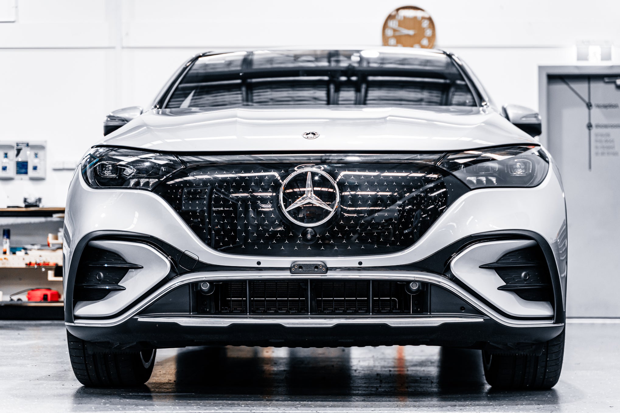 Mercedes X294 EQE SUV 300/ 350/ 53 AMG 2023-Current - OEM Plinth Delete Kit (Front)