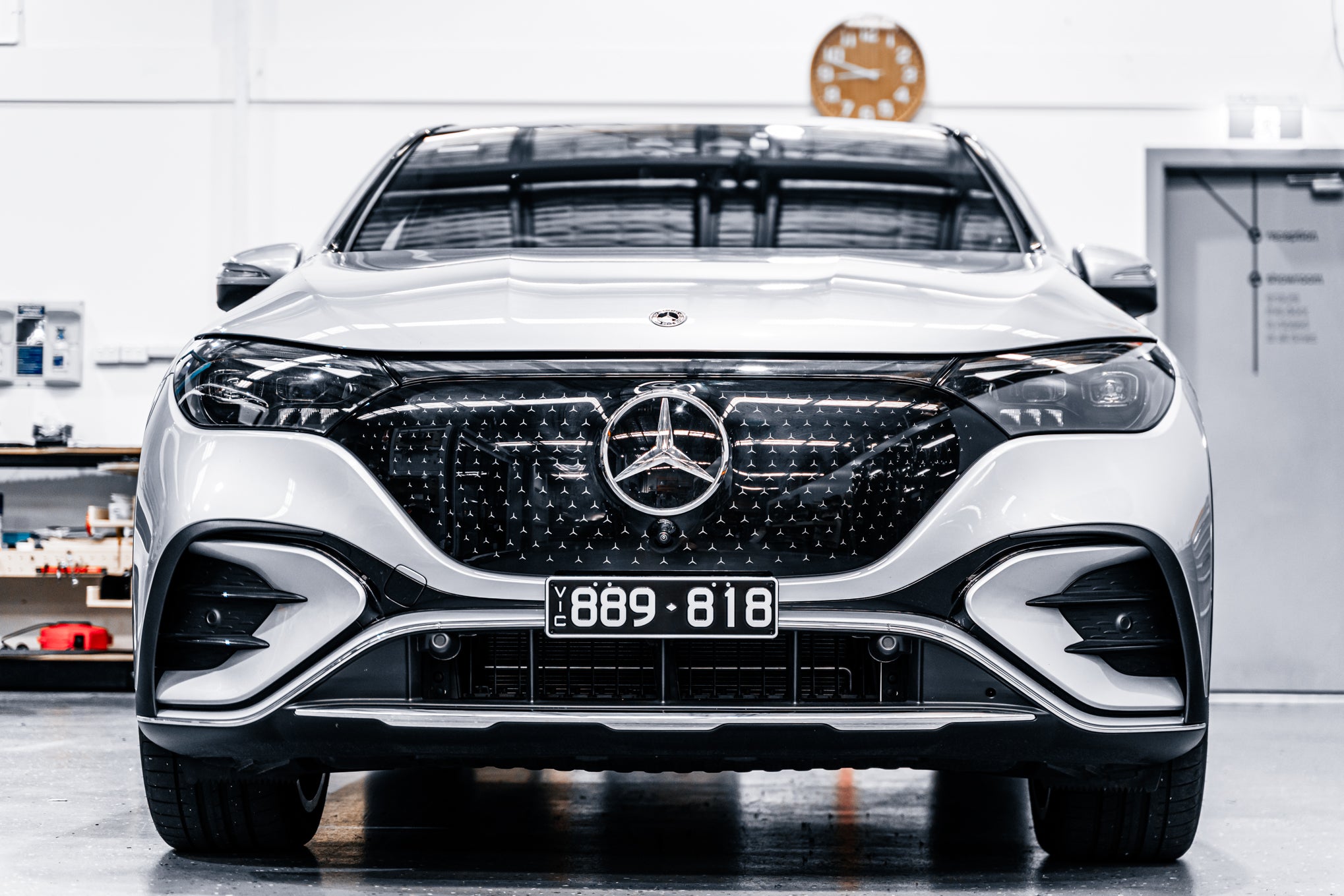Mercedes X294 EQE SUV 300/ 350/ 53 AMG 2023-Current - OEM Plinth Delete Kit (Front)