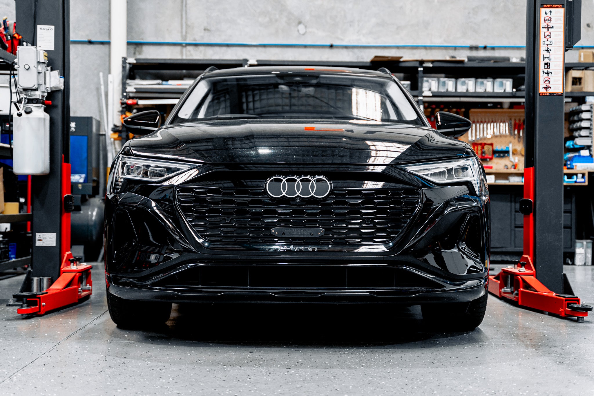 Audi GE Q8 E-Tron (Standard) 2023+ - OEM Plinth Delete Kit (FRONT)