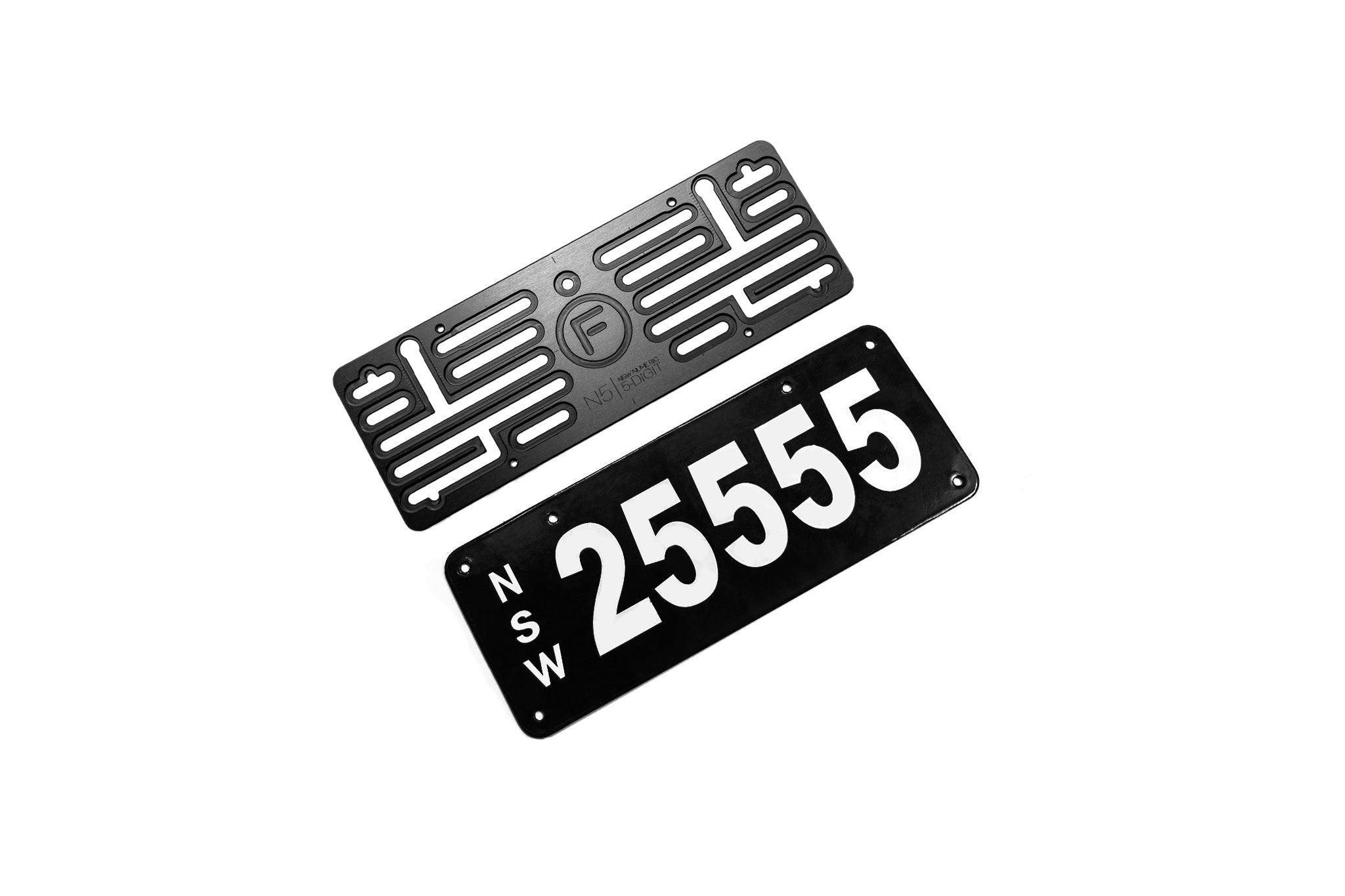 [NSW] 5 Digit Numeric Plates- 319mm (w) x 122mm (h) Number Plate Bracket