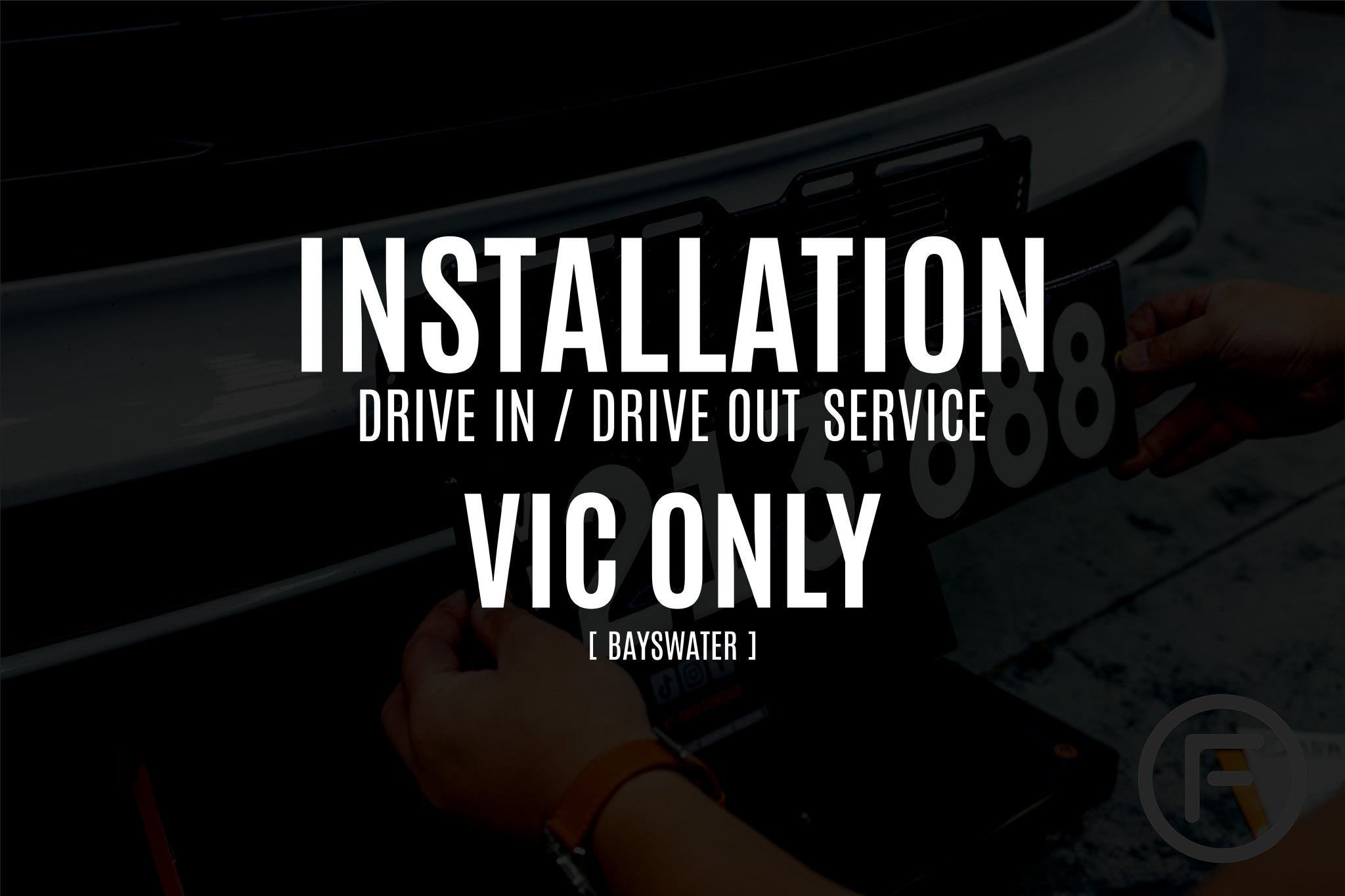 Number Plate Installation - VIC Bayswater