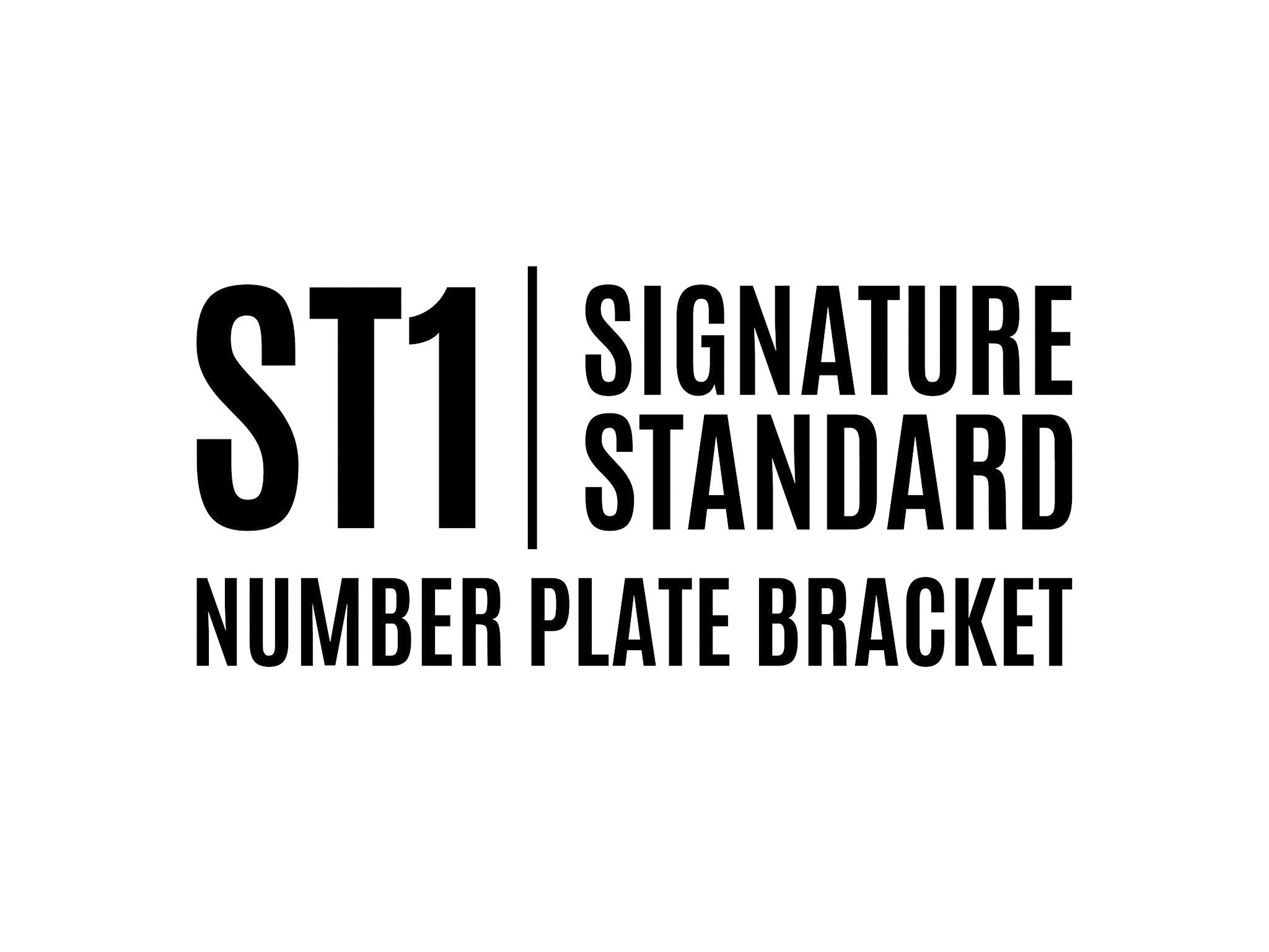 [VIC] ST1 Standard - Signature Number Plate Bracket - 255mm (w) x 137mm (h)
