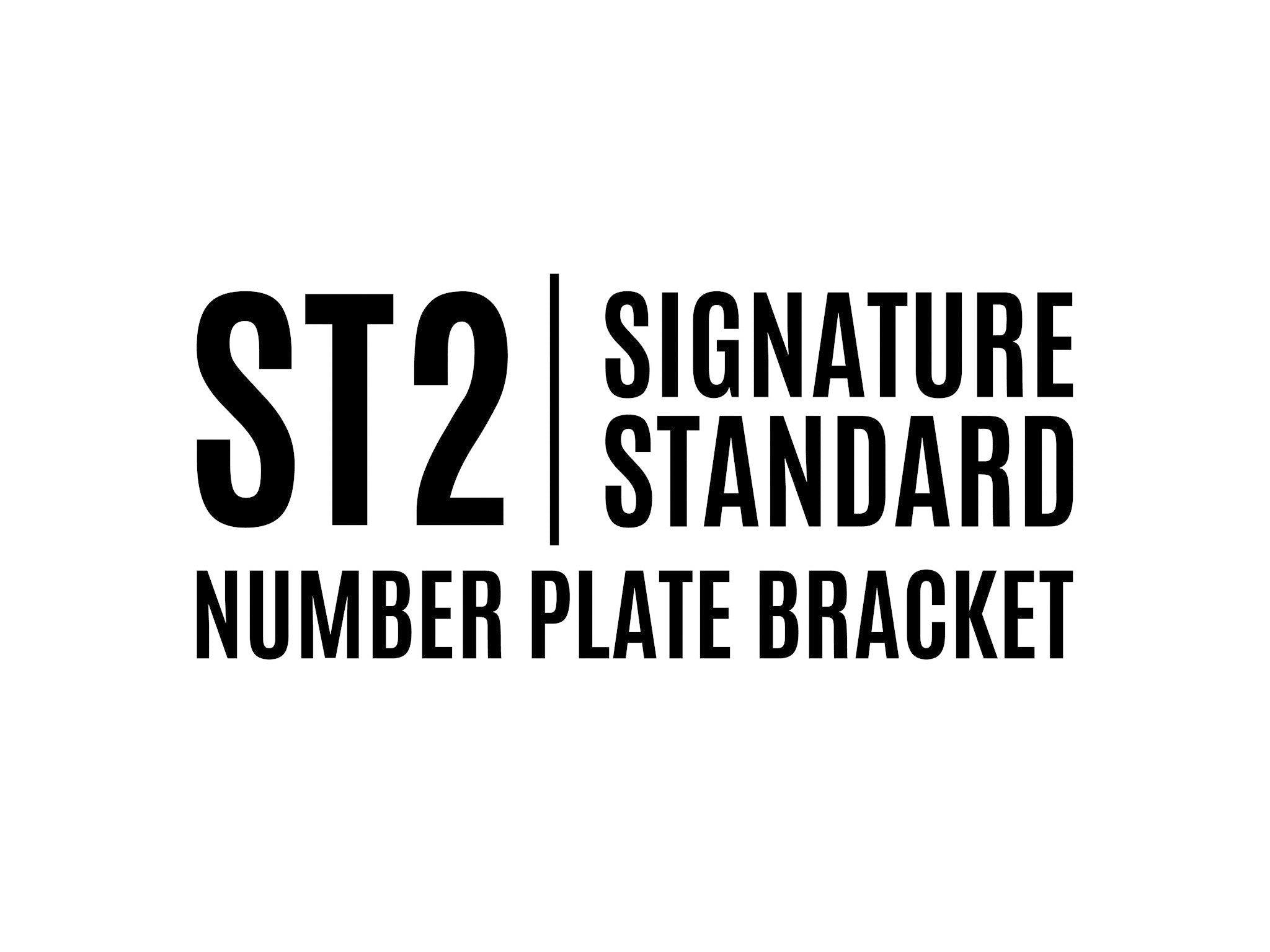 [VIC] ST2 Standard - Signature Number Plate Bracket - 255mm (w) x 137mm (h)